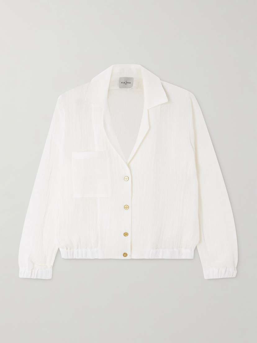 Le Kasha Samalut Organic Linen-gauze Shirt