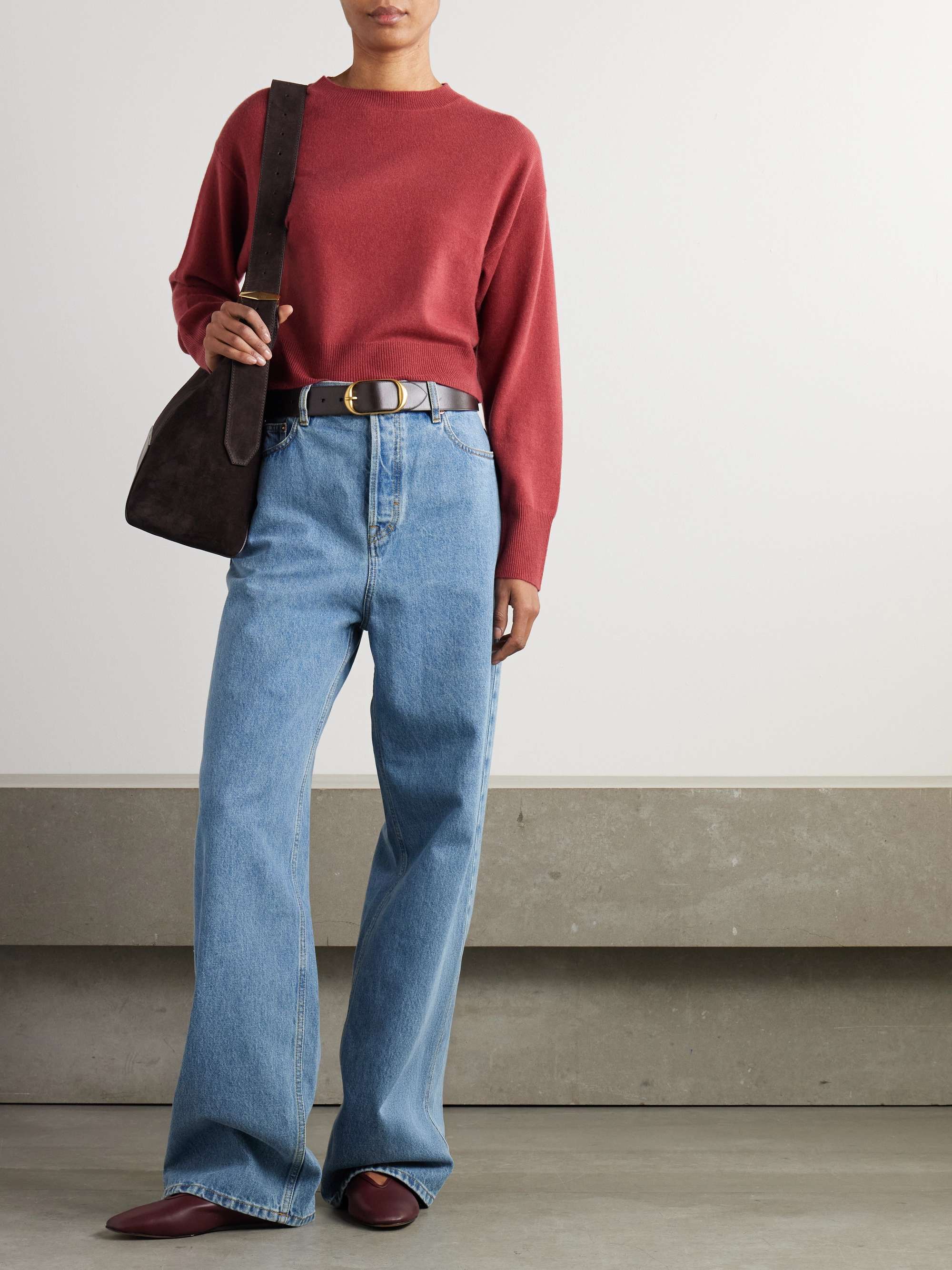 LE KASHA + NET SUSTAIN Menorca organic cashmere sweater