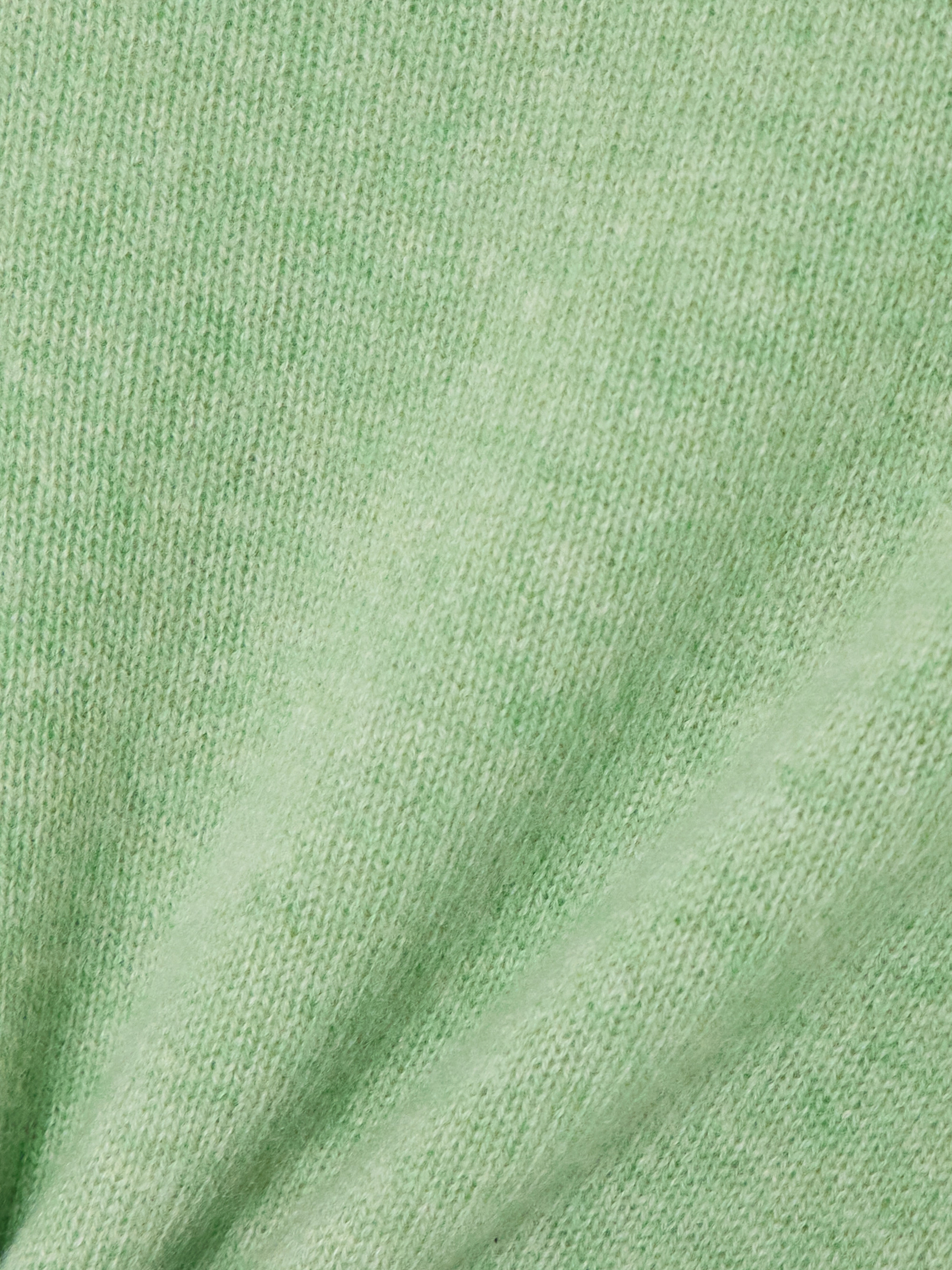 Le Kasha Chypre cropped organic cashmere sweater