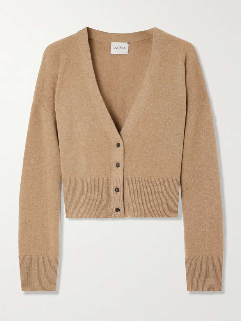 Le Kasha Sydney Cropped Organic Cashmere Cardigan