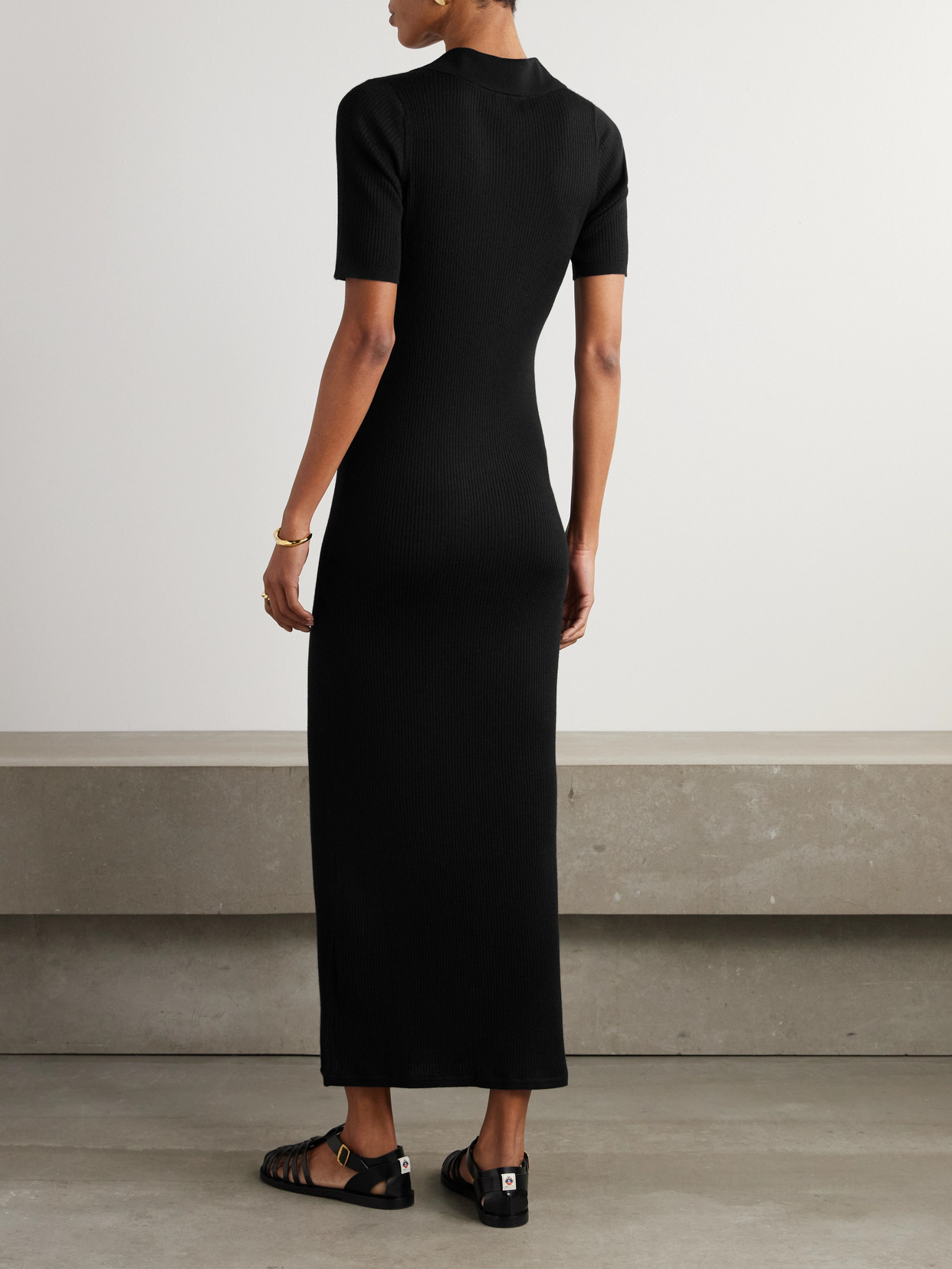 LE KASHA CASHMERE MIDI DRESS 