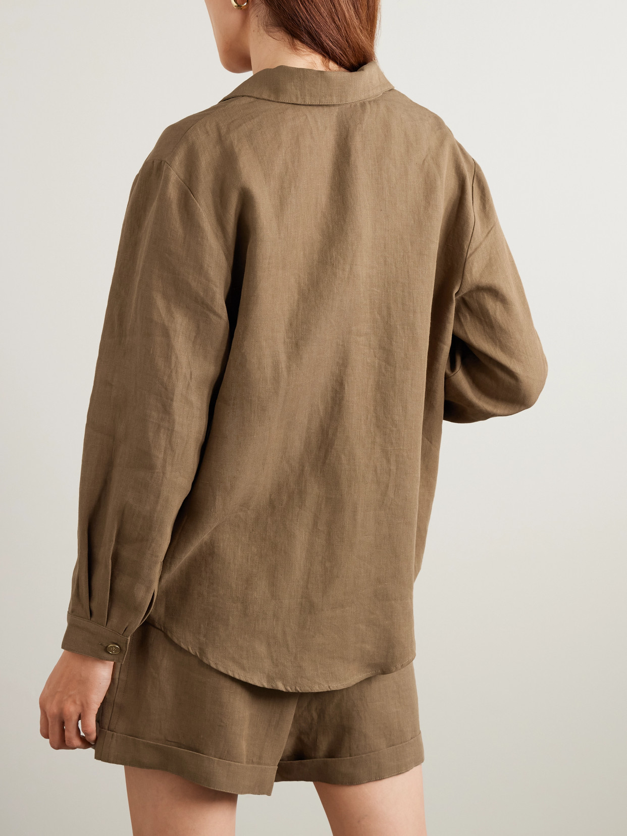 LE KASHA FAIYUM LINEN SHIRT