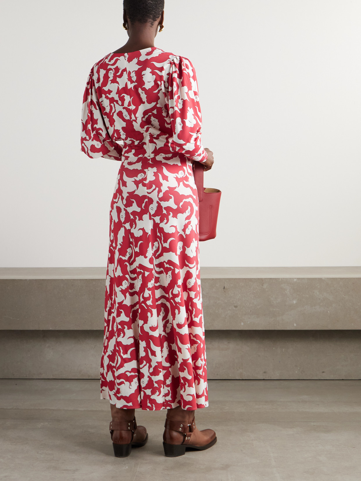 La Doublej X Xx Dress Mamma In Red