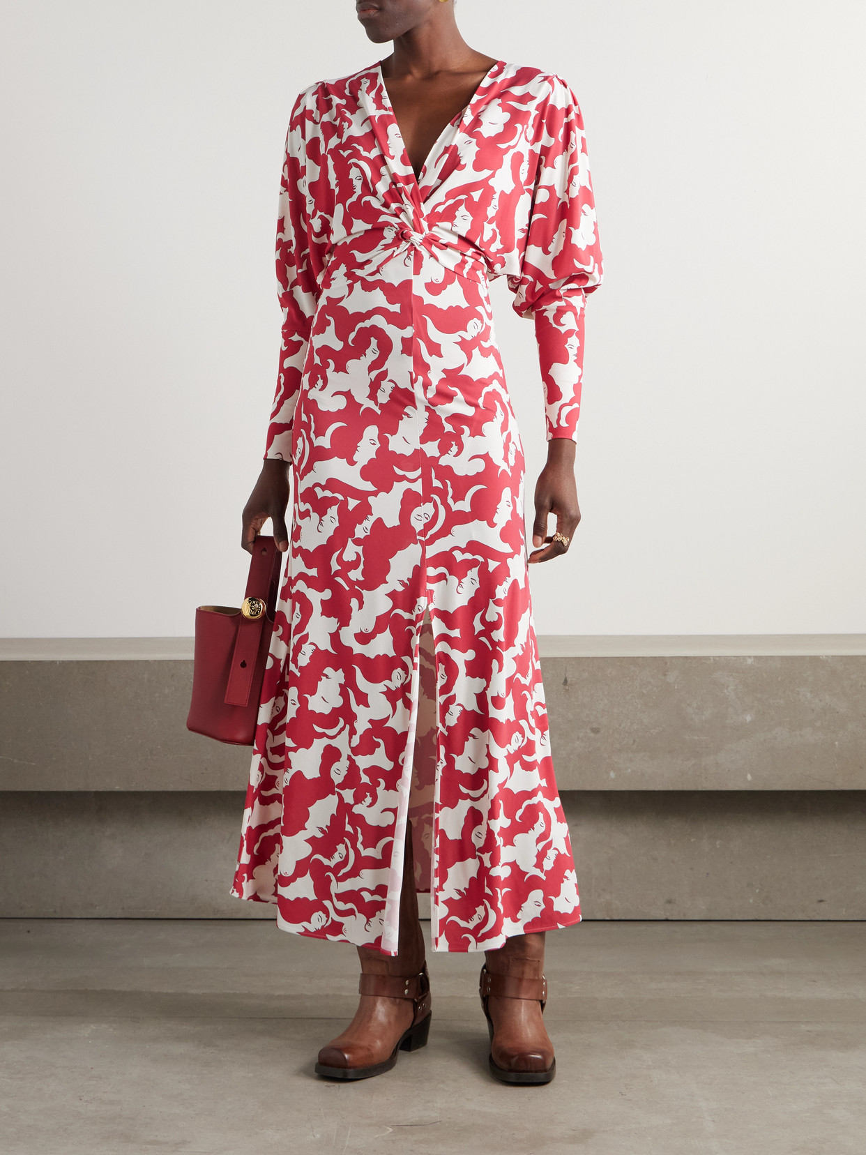 La Doublej X Xx Dress Mamma In Red