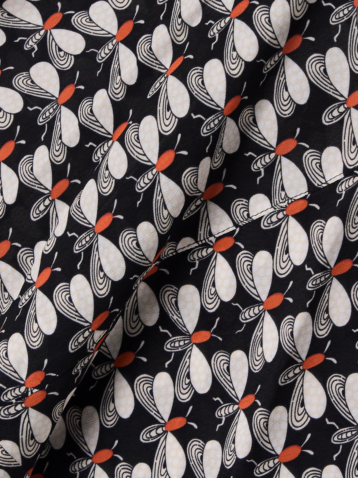 La Doublej X Estelle Blouse Petaltail Shirt In Black