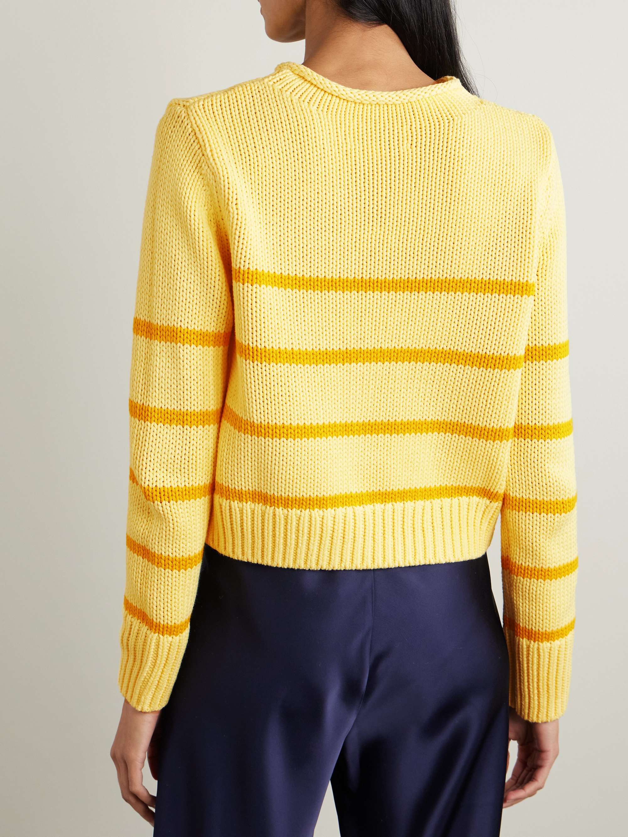 LA LIGNE Mini Marina striped cotton sweater
