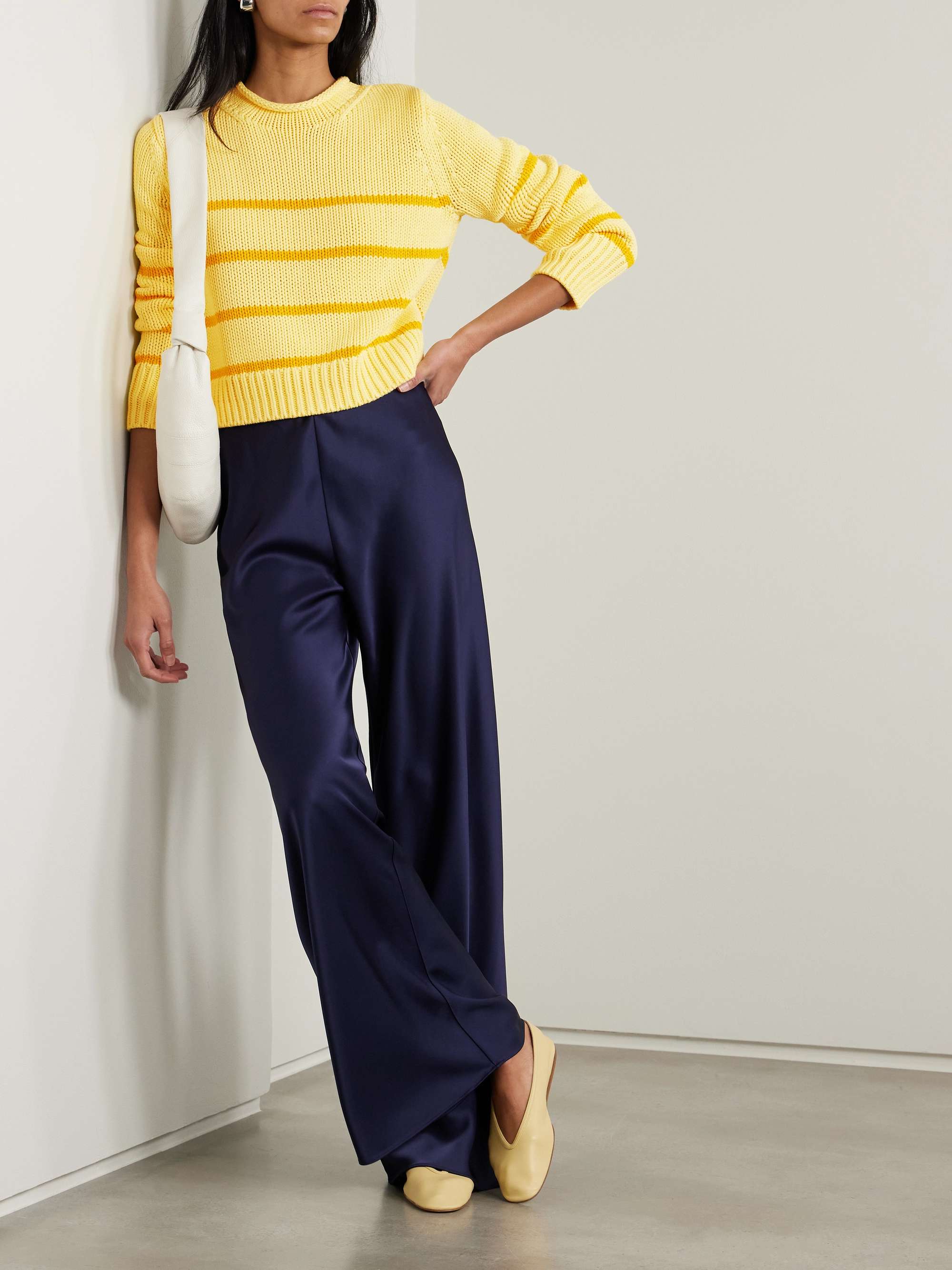 LA LIGNE Mini Marina striped cotton sweater