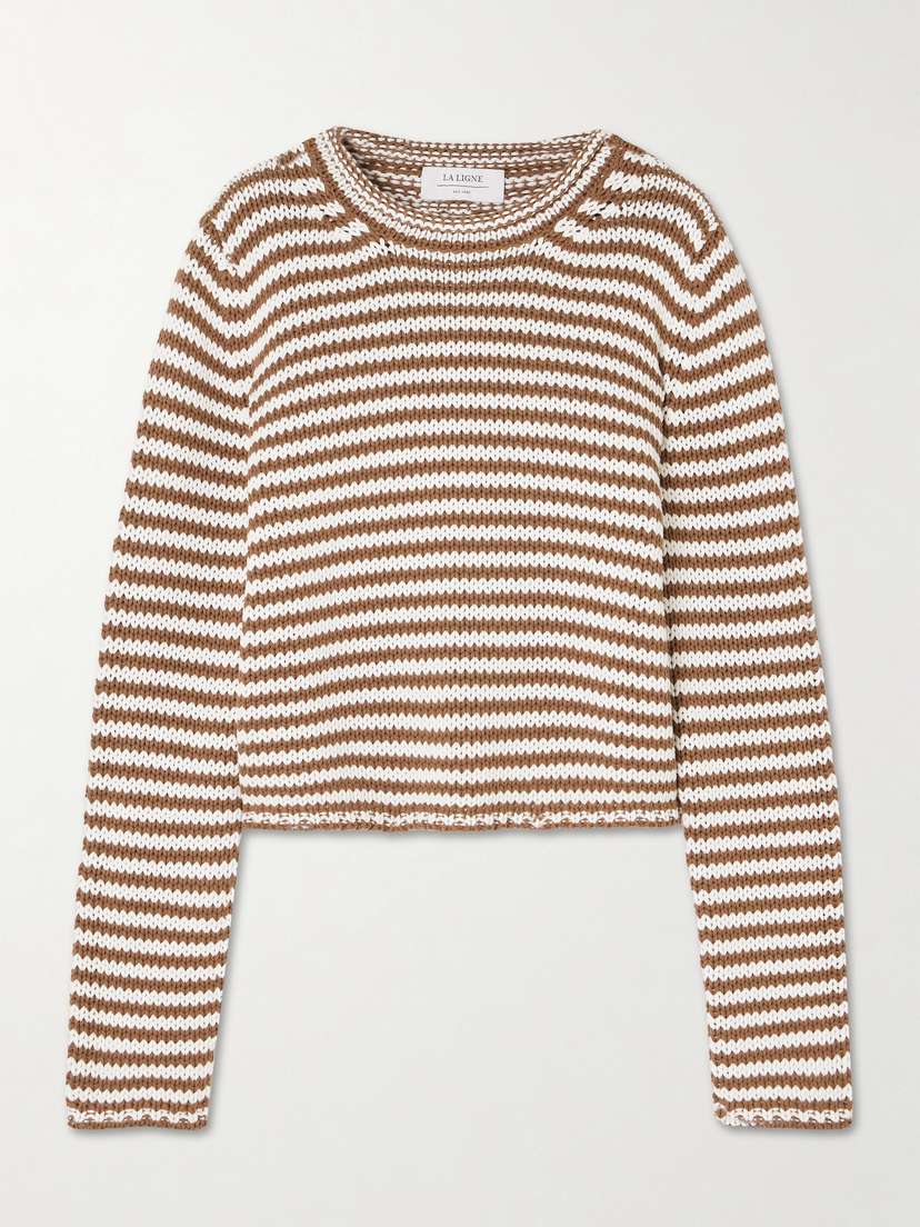 La Ligne Mini Marina Striped Cotton Sweater