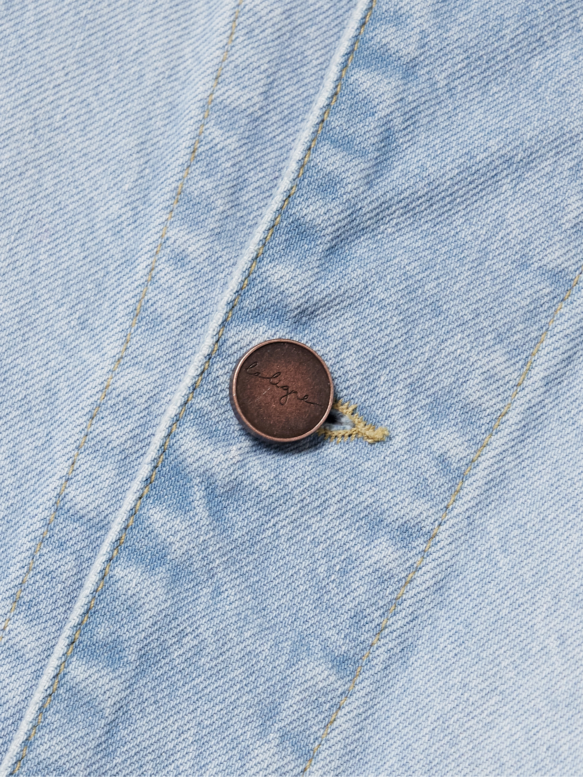 La Ligne Val cropped denim jacket