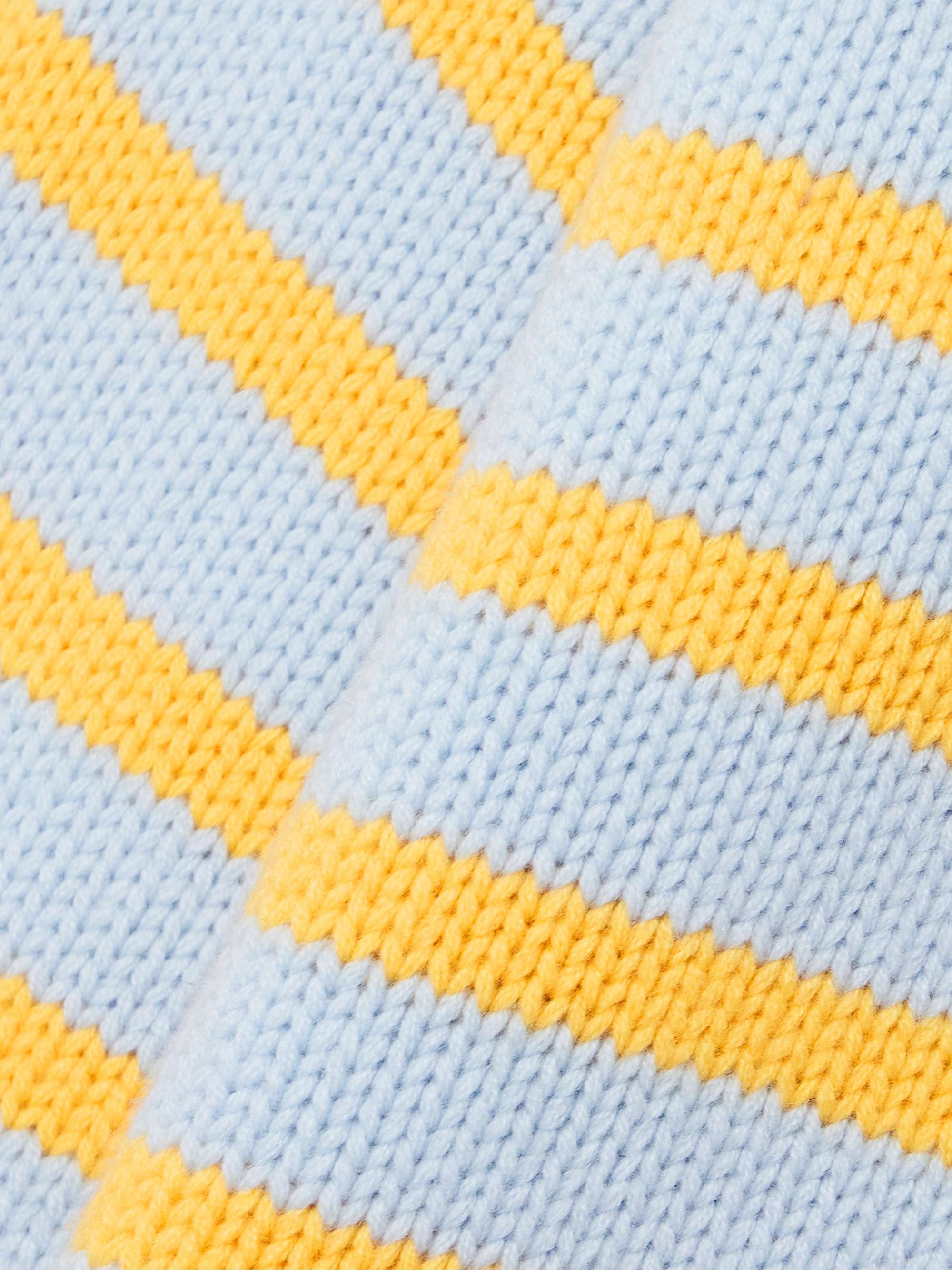 LA LIGNE Marin striped wool and cashmere-blend sweater