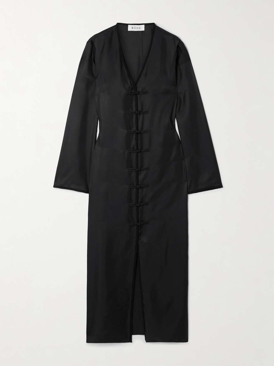 silk maxi dress