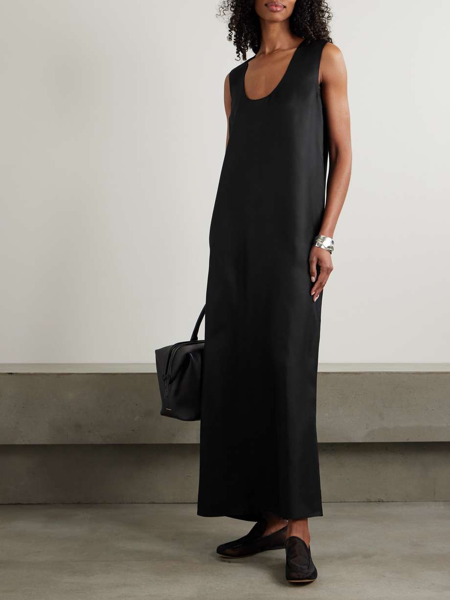 silk maxi dress