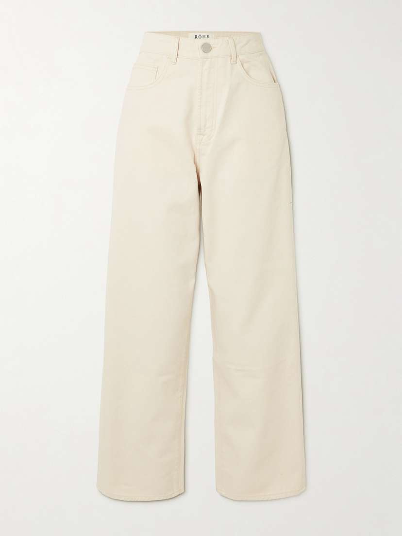 RÓHE High-rise Wide-leg Jeans