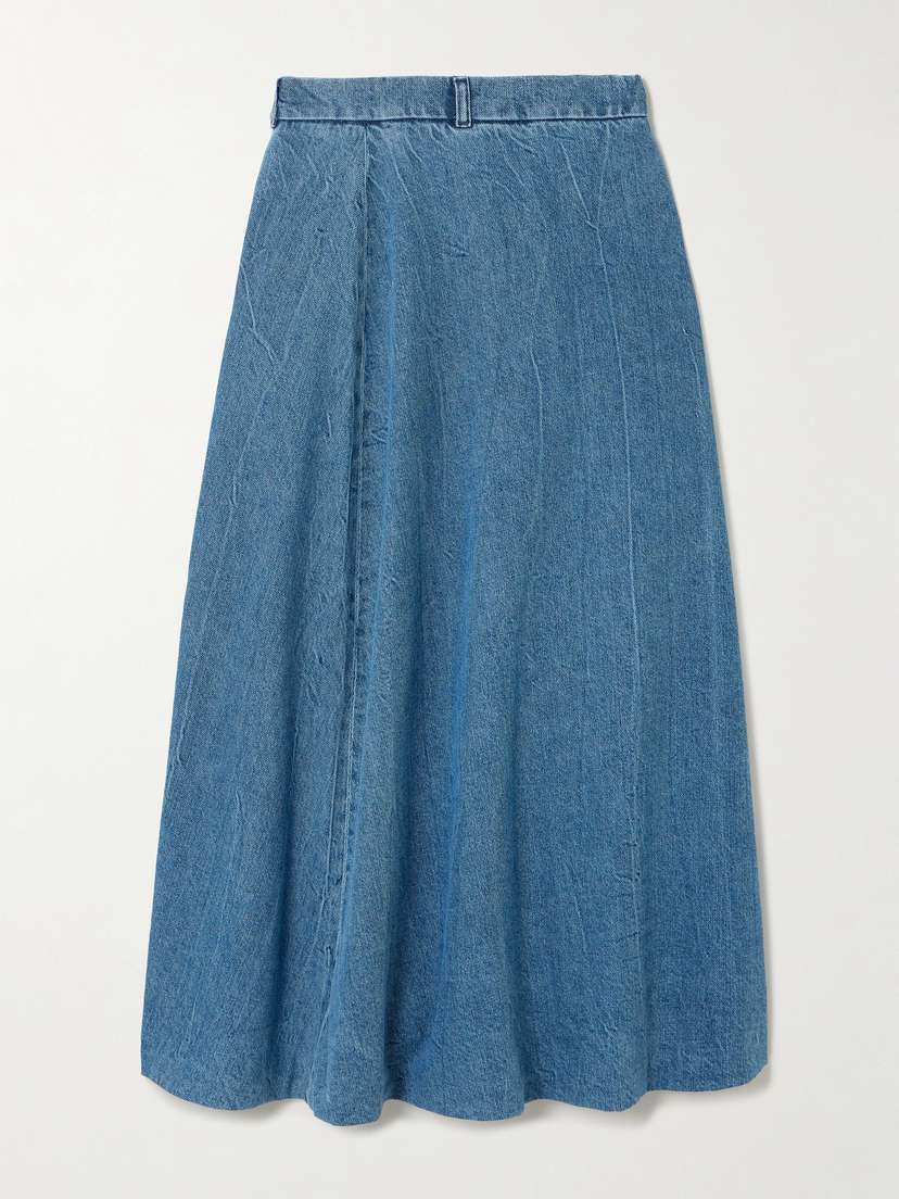 RÓHE Denim Midi Skirt