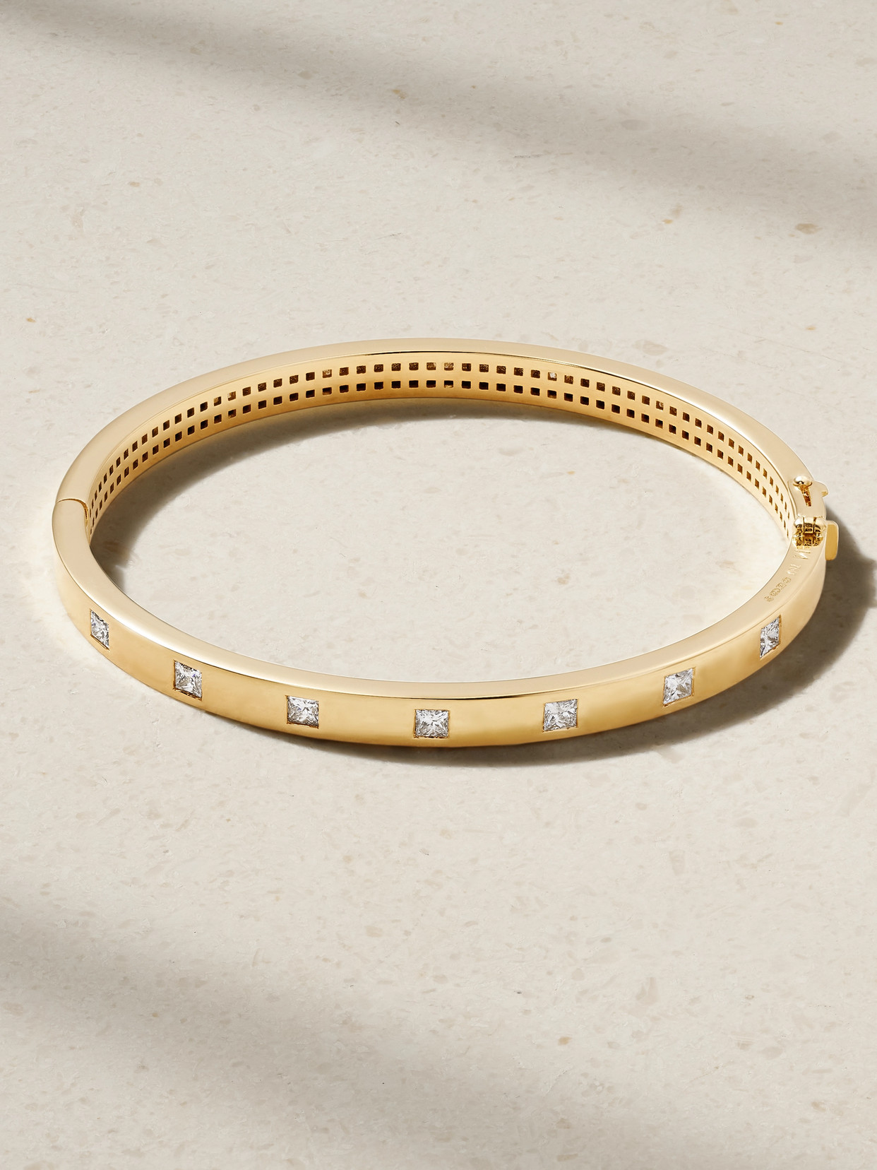 Ileana Makri - 18-karat Gold Diamond Bangle - One size