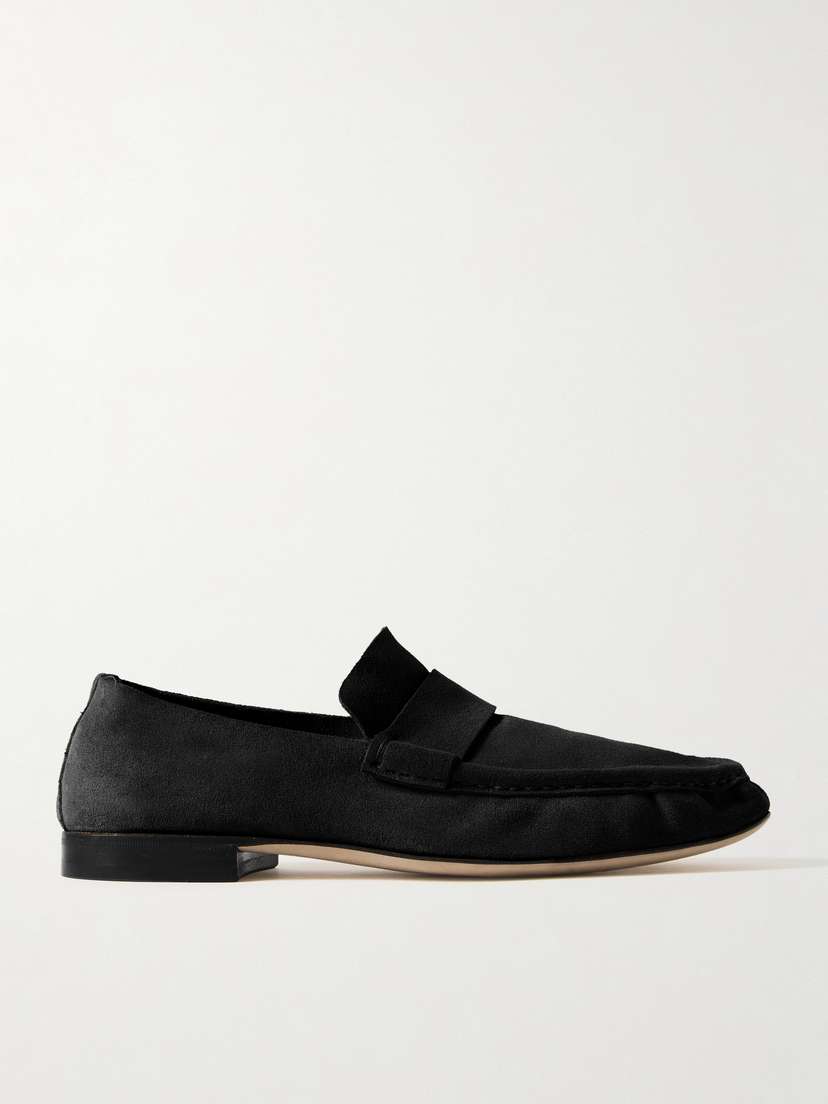 The Row Suede Loafers