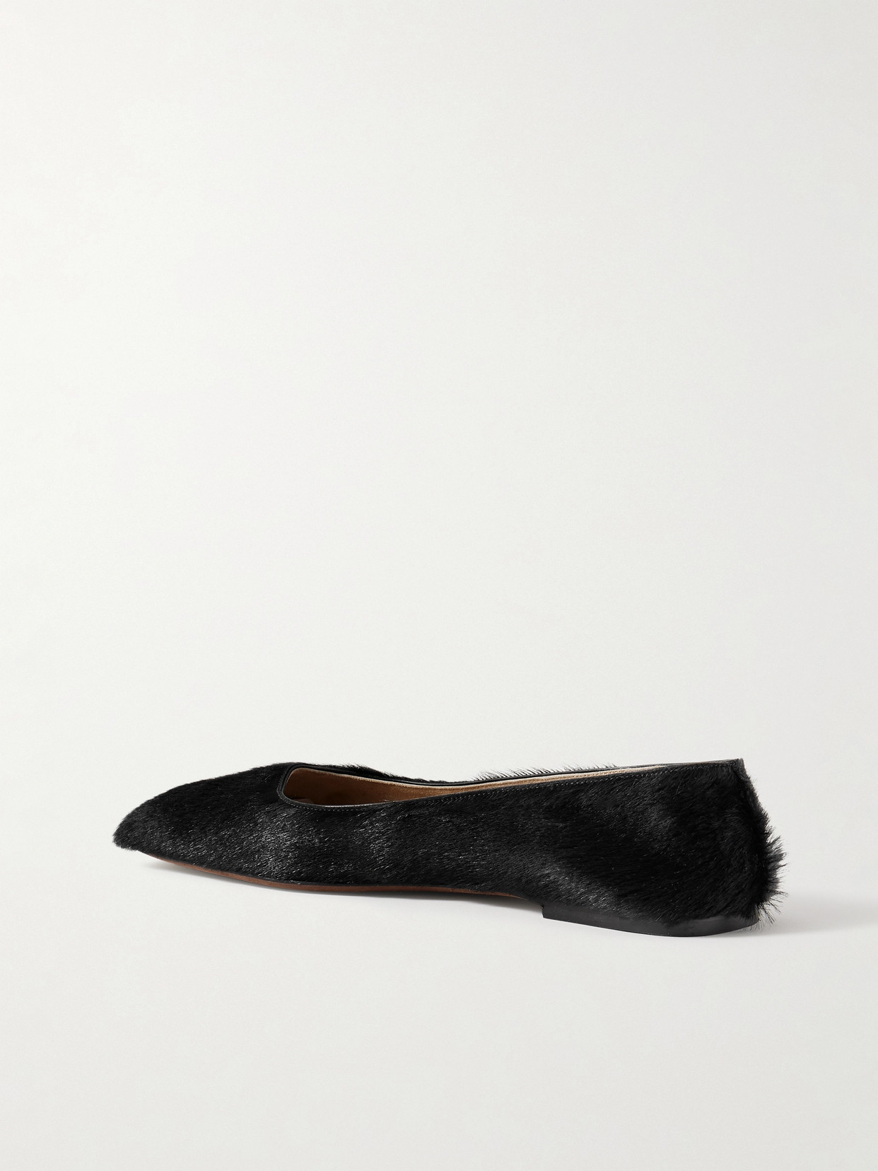 The Row Square Ballet Flat In Pony