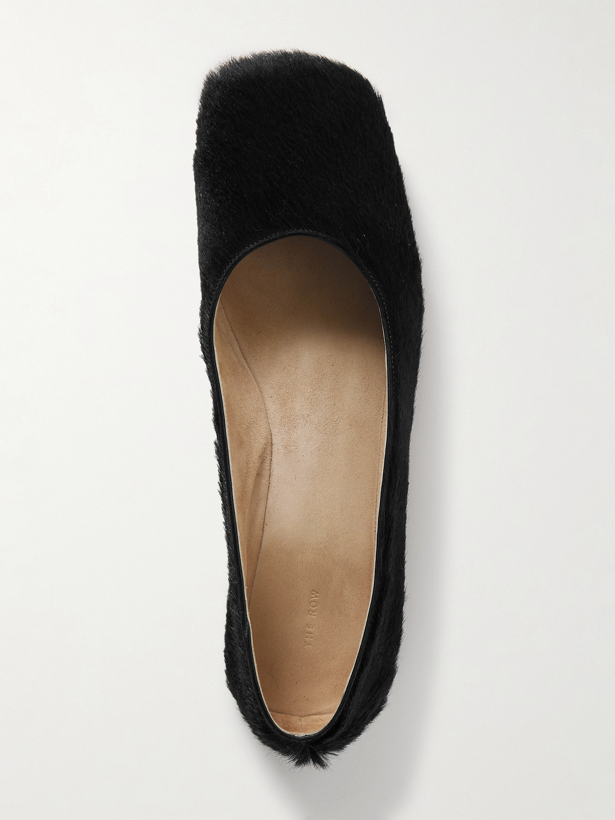 The Row Square Ballet Flat In Pony