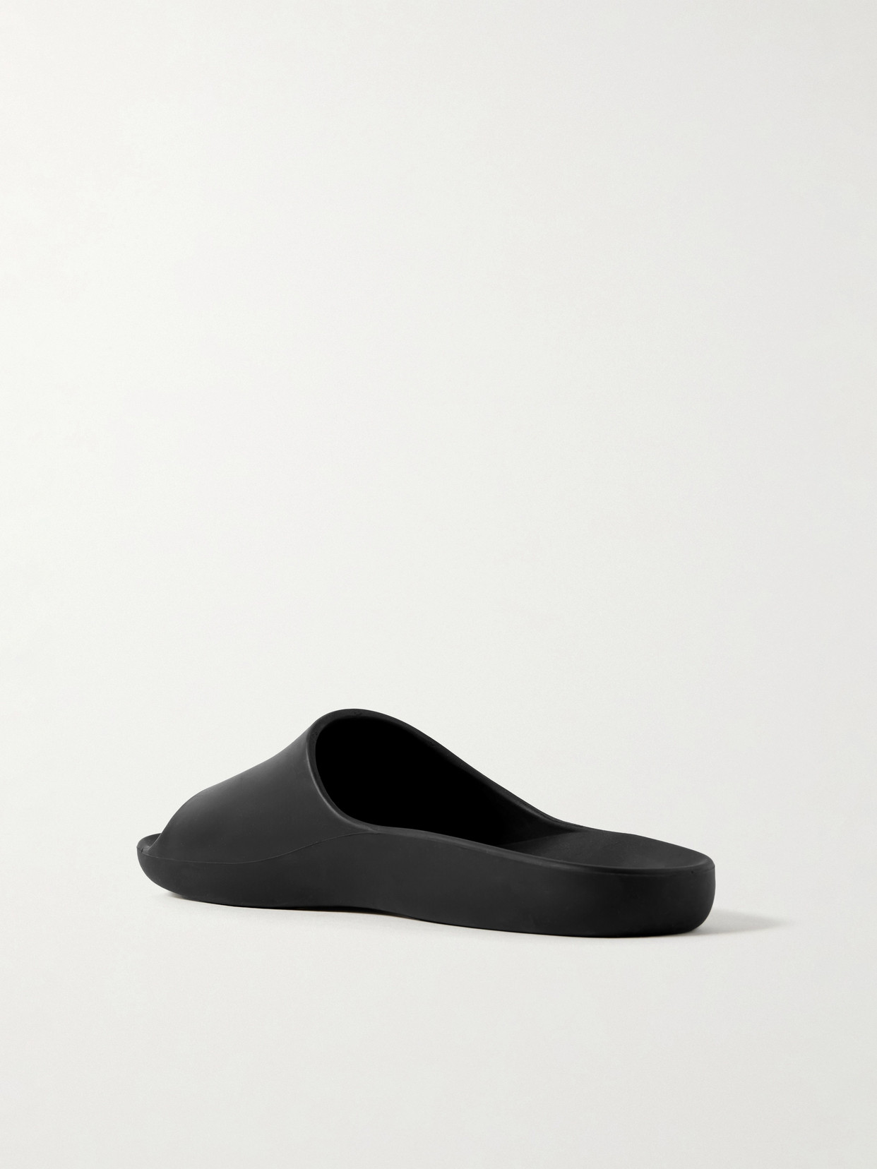 The Row Ama Rubber Slides In Black