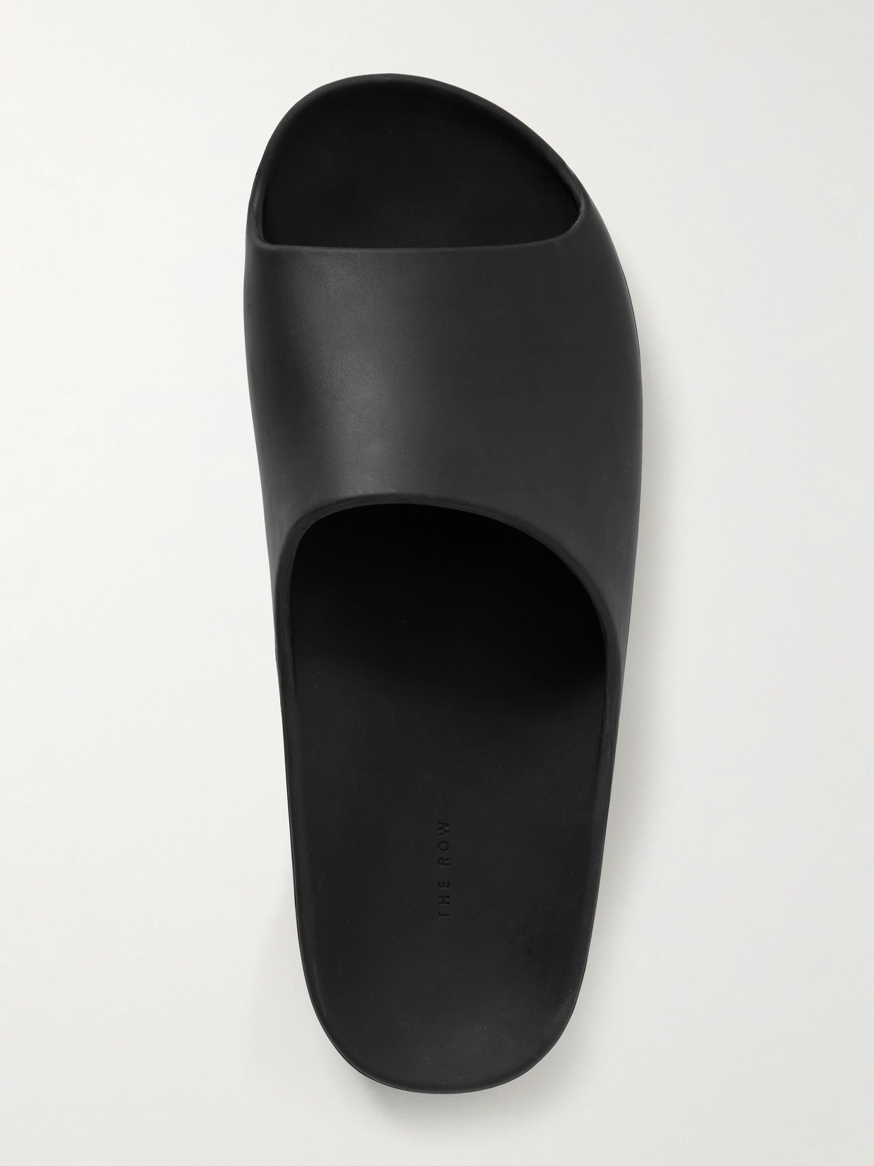 The Row Ama Rubber Slides In Black