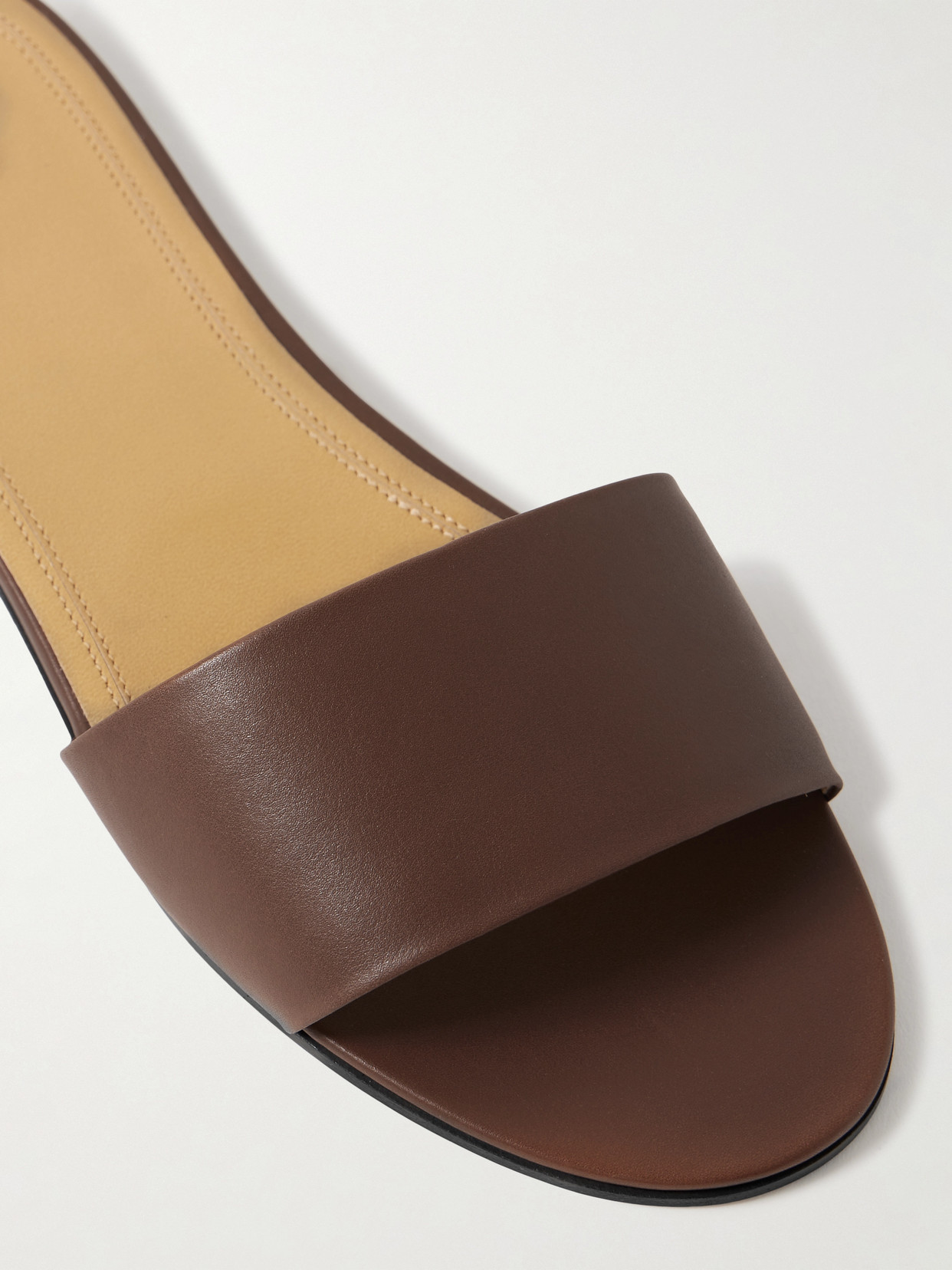The Row Signum Leather Slides