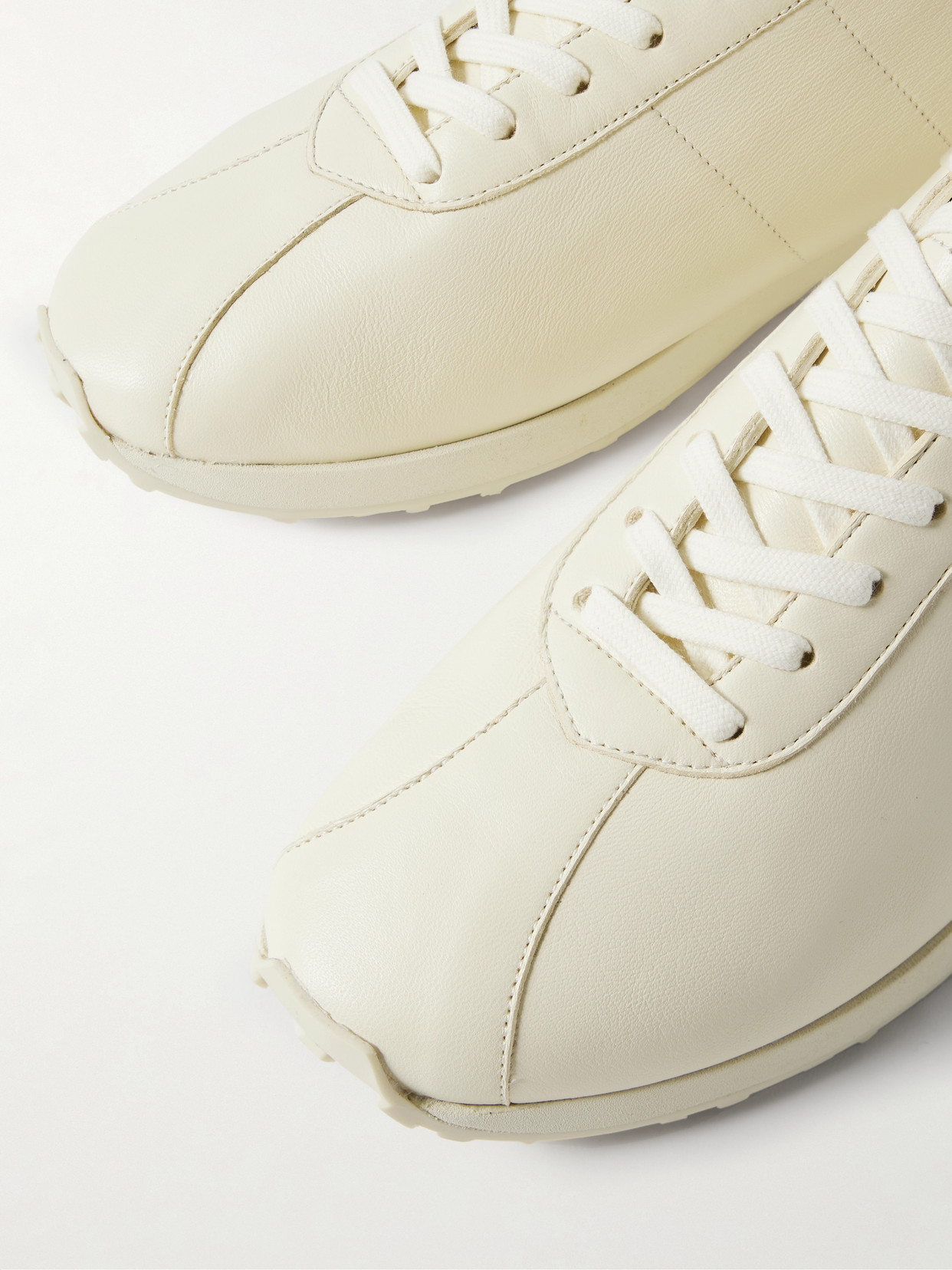 The Row Mica Leather Sneakers