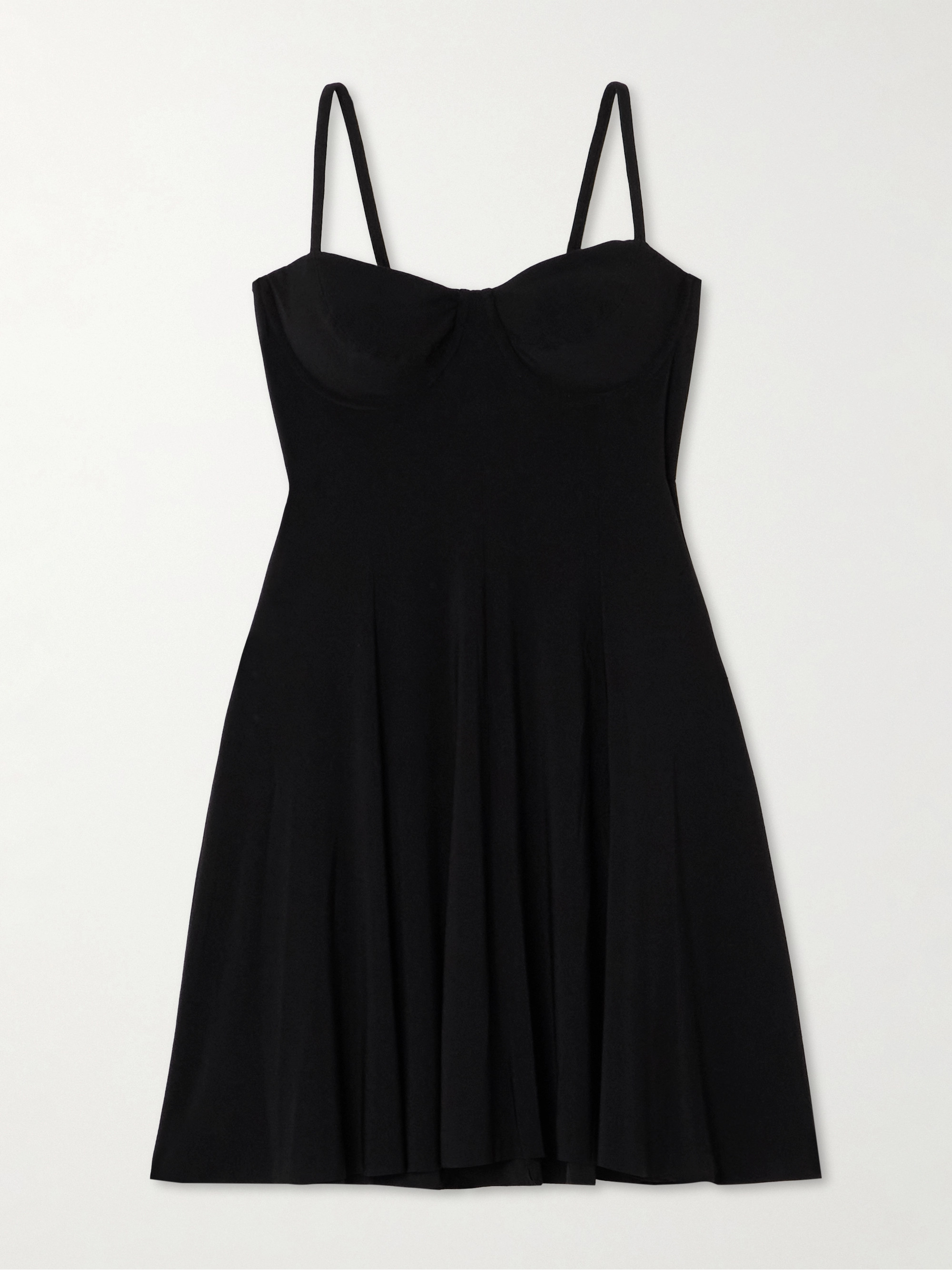 Norma Kamali Stretch-satin mini dress thumbnail