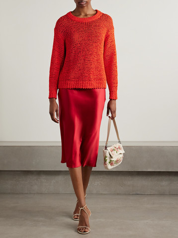 Staud Cala cotton-blend sweater