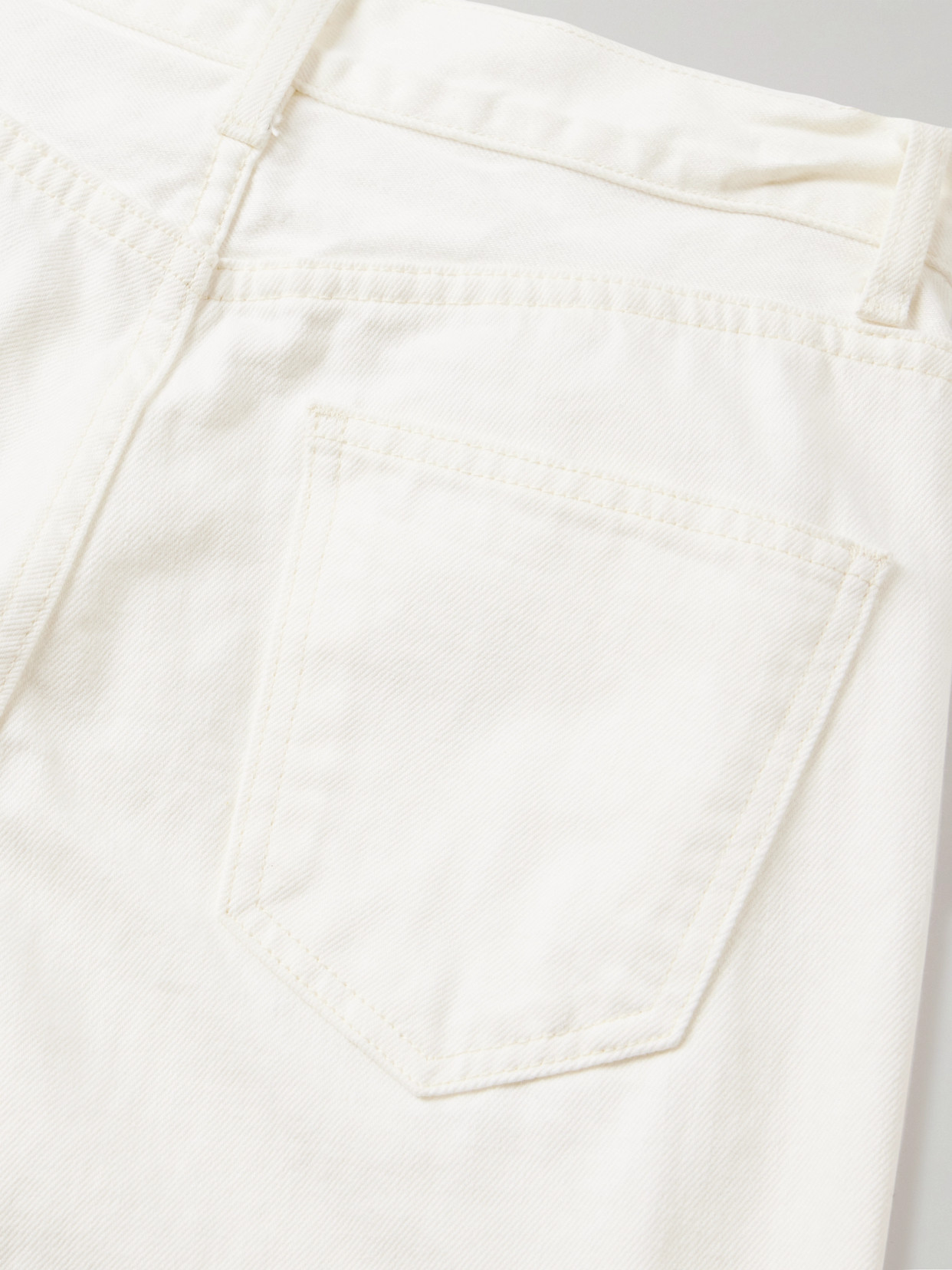 Nili Lotan Calla Frayed High-rise Straight-leg Jeans