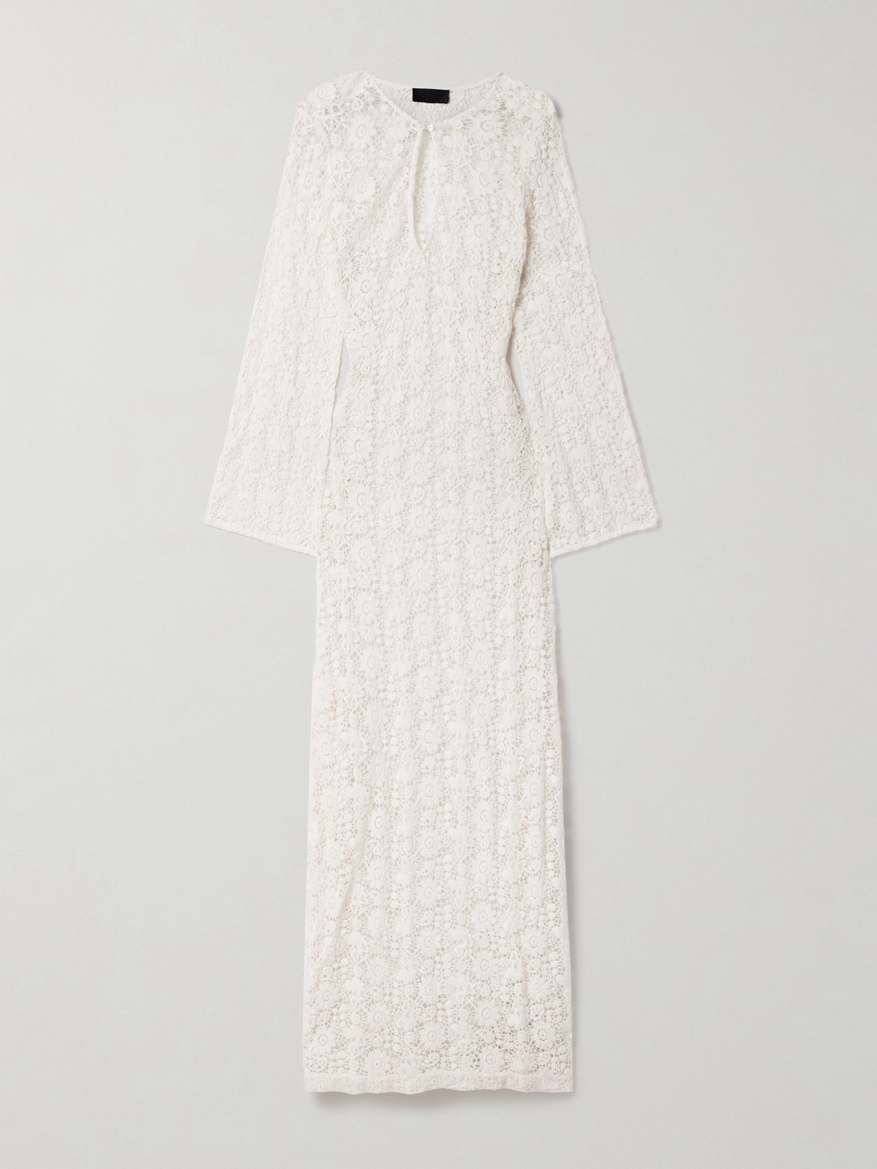 Nili Lotan Della Crocheted Cotton Maxi Dress