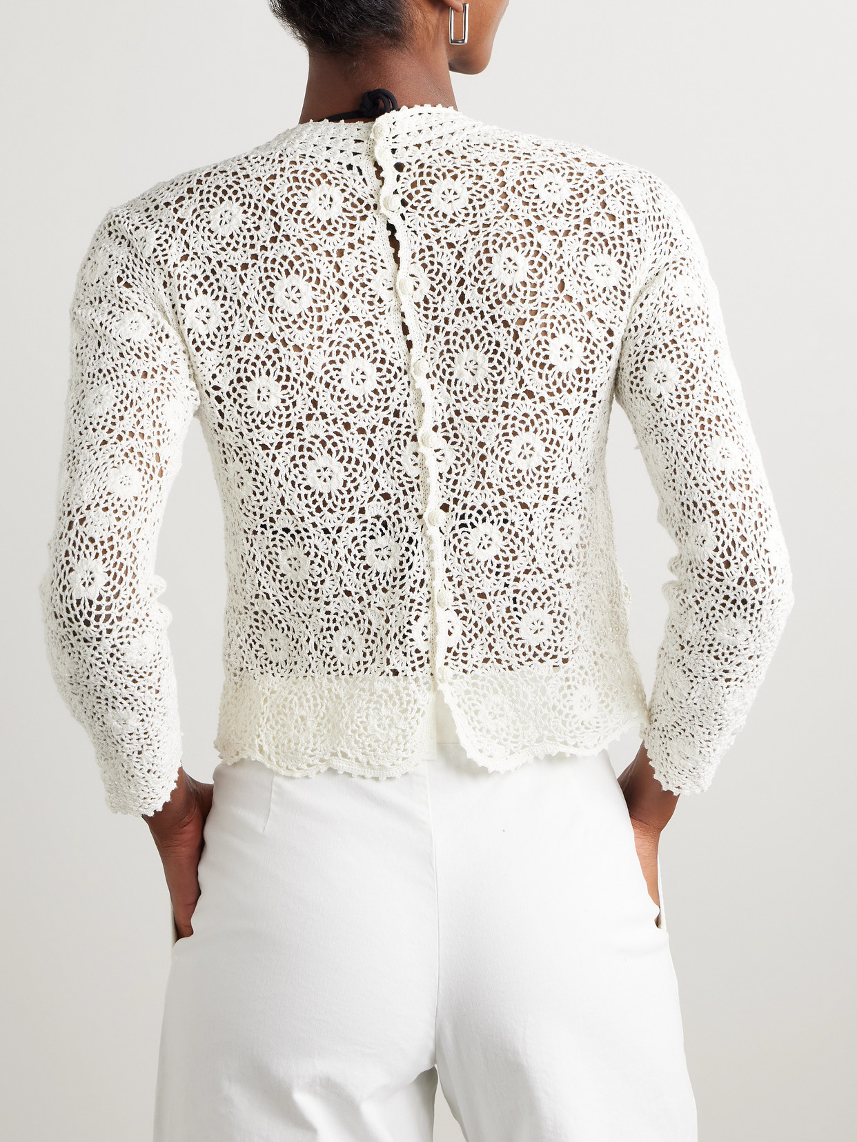 Nili Lotan Gibson Sweater In Ivory In White