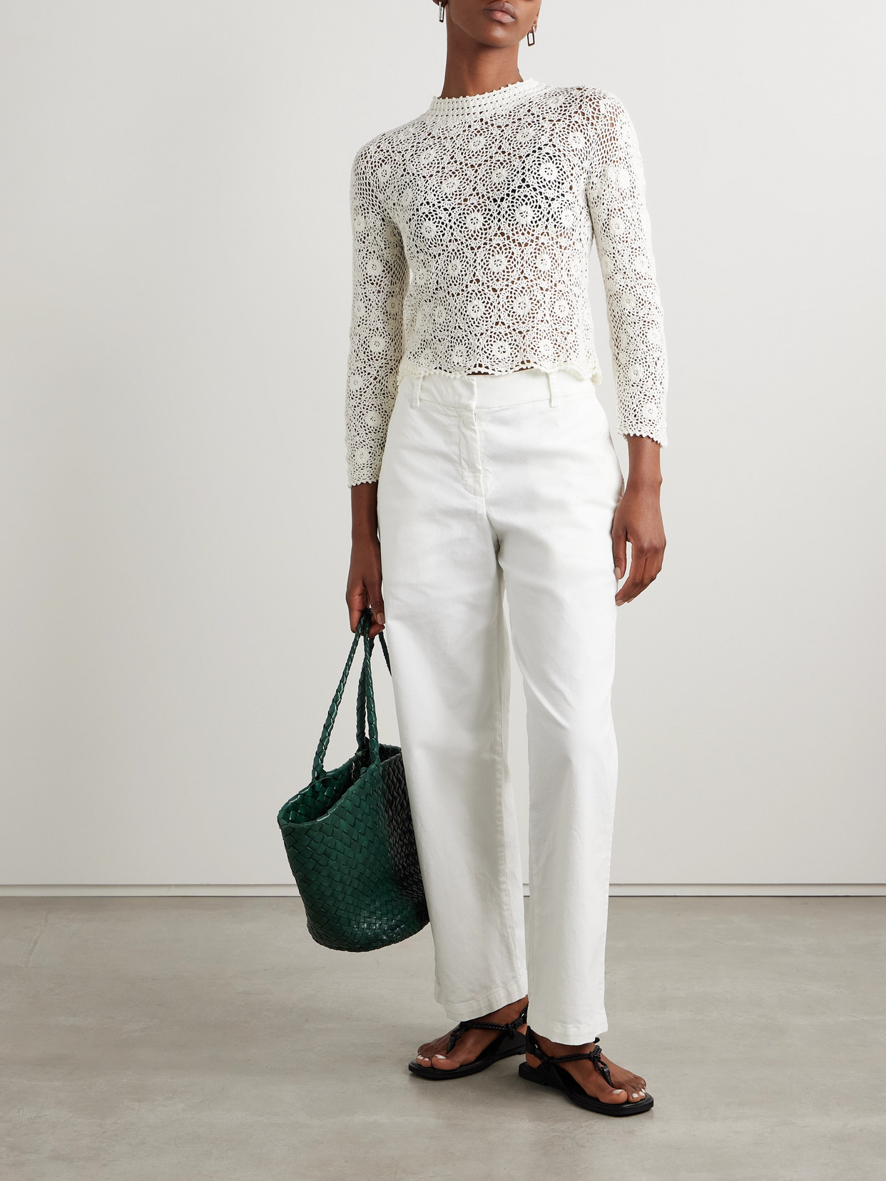 Nili Lotan Gibson Sweater In Ivory In White