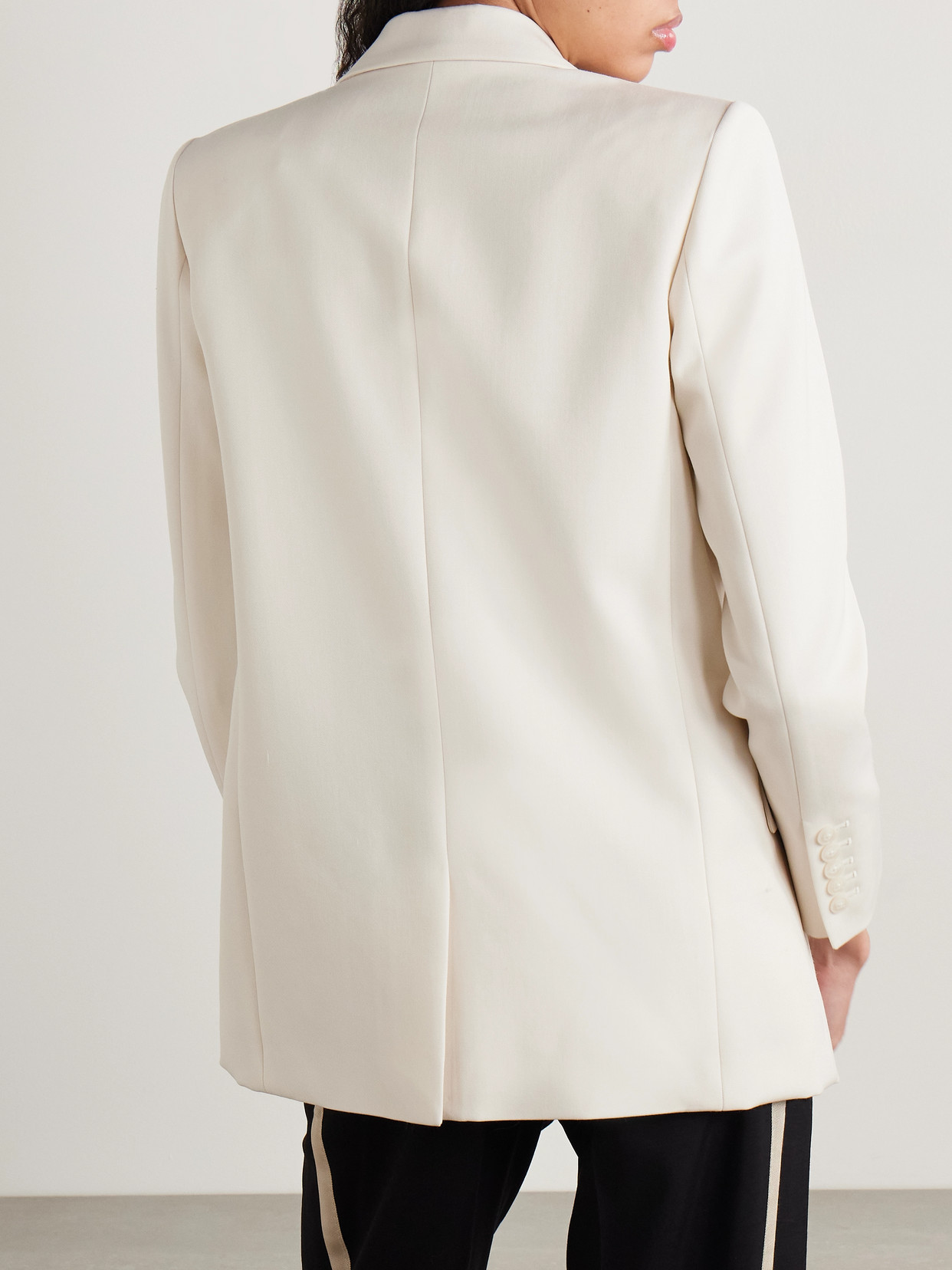 Shop Nili Lotan Diane Wool-twill Blazer