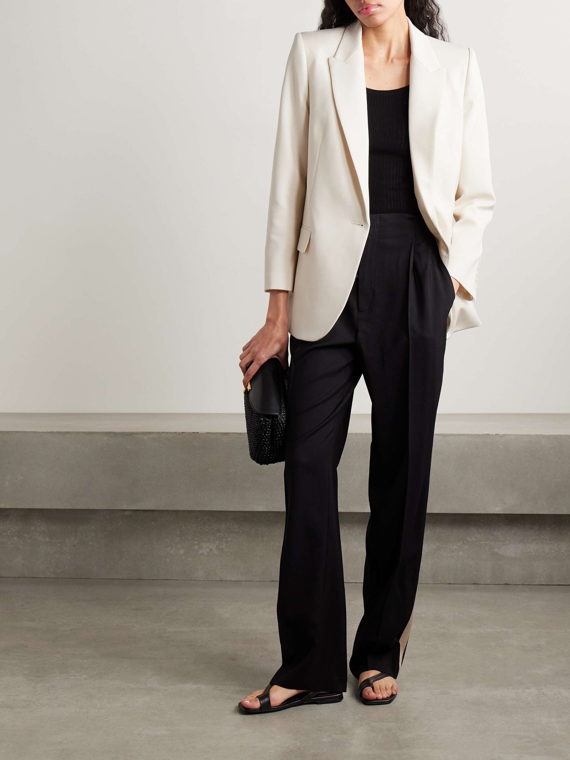 NILI LOTAN Diane wool-twill blazer