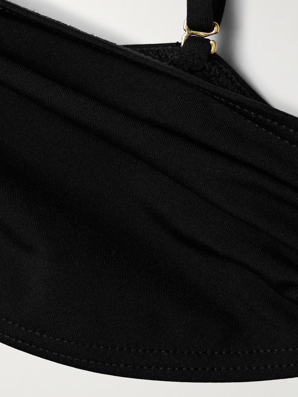 Nili Lotan Embellished Bikini Top In Black
