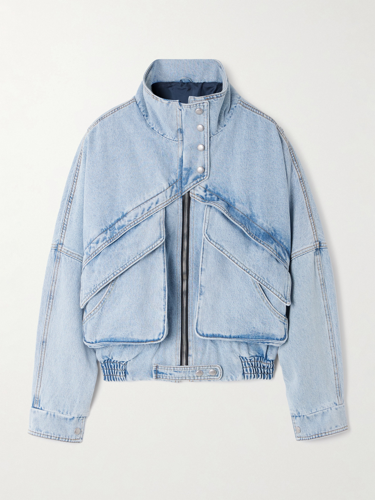 MAGDA BUTRYM PANELED DENIM JACKET