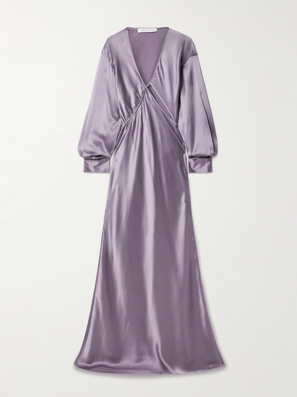 Christopher Esber - Cutout Silk-satin Maxi Dress - Lilac
