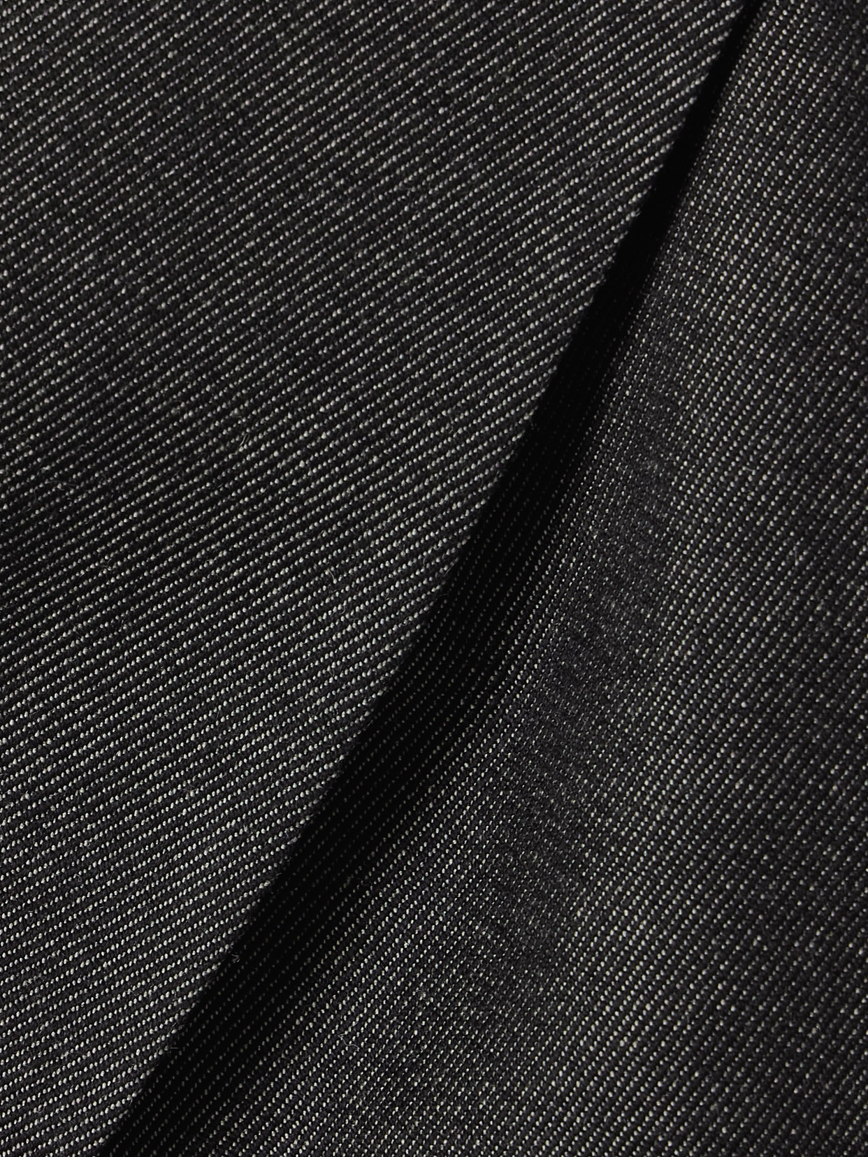 Christopher Esber Facile Wool-twill And Stretch-jersey Bodysuit In Black