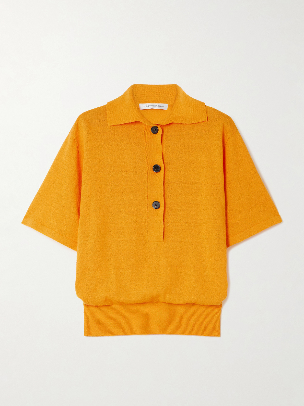 Christopher Esber Knitted Polo Shirt