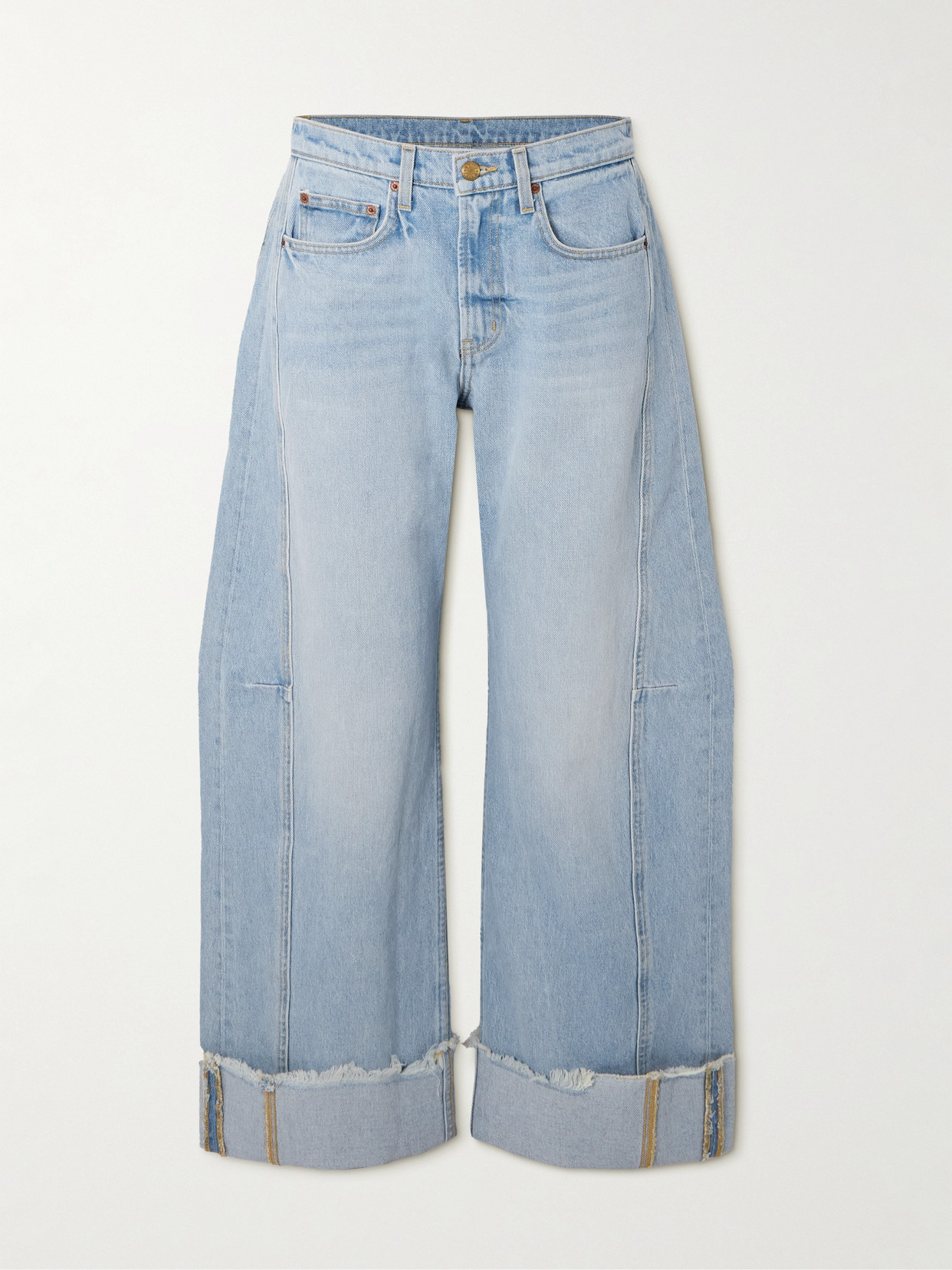 B Sides Relaxed Cuffed Lasso Jean In Blue