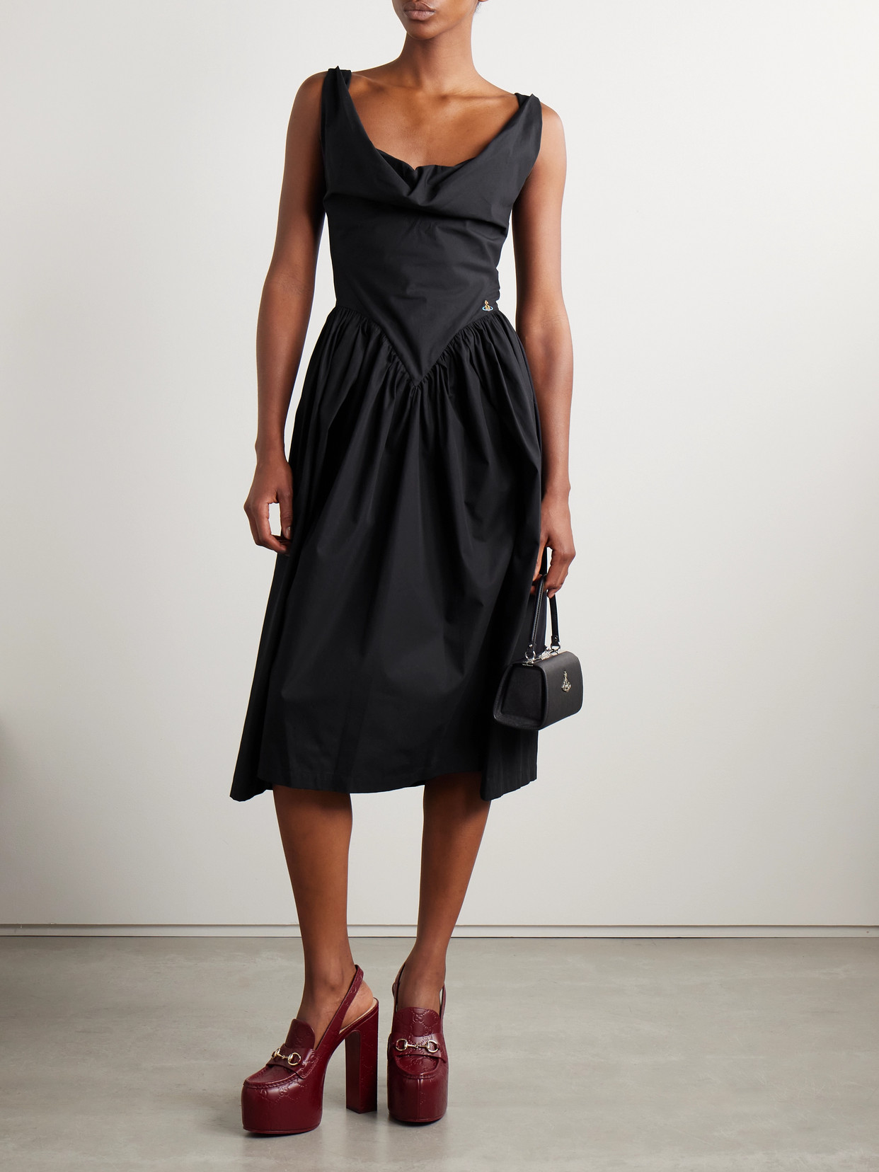 ワンピース VIVIENNE WESTWOOD Woman Dress Black 1101039NW012Y N401 Vivienne Westwood Casual and day dresses for Women | Online