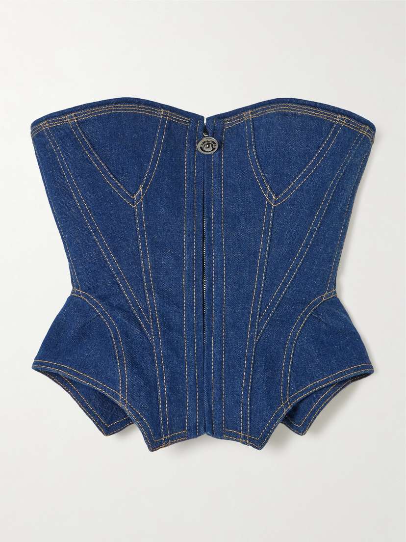Vivienne Westwood Embellised Denim Corset