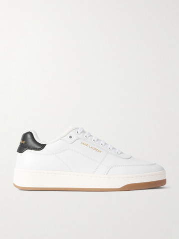 Saint Laurent SL/61 logo-print leather sneakers