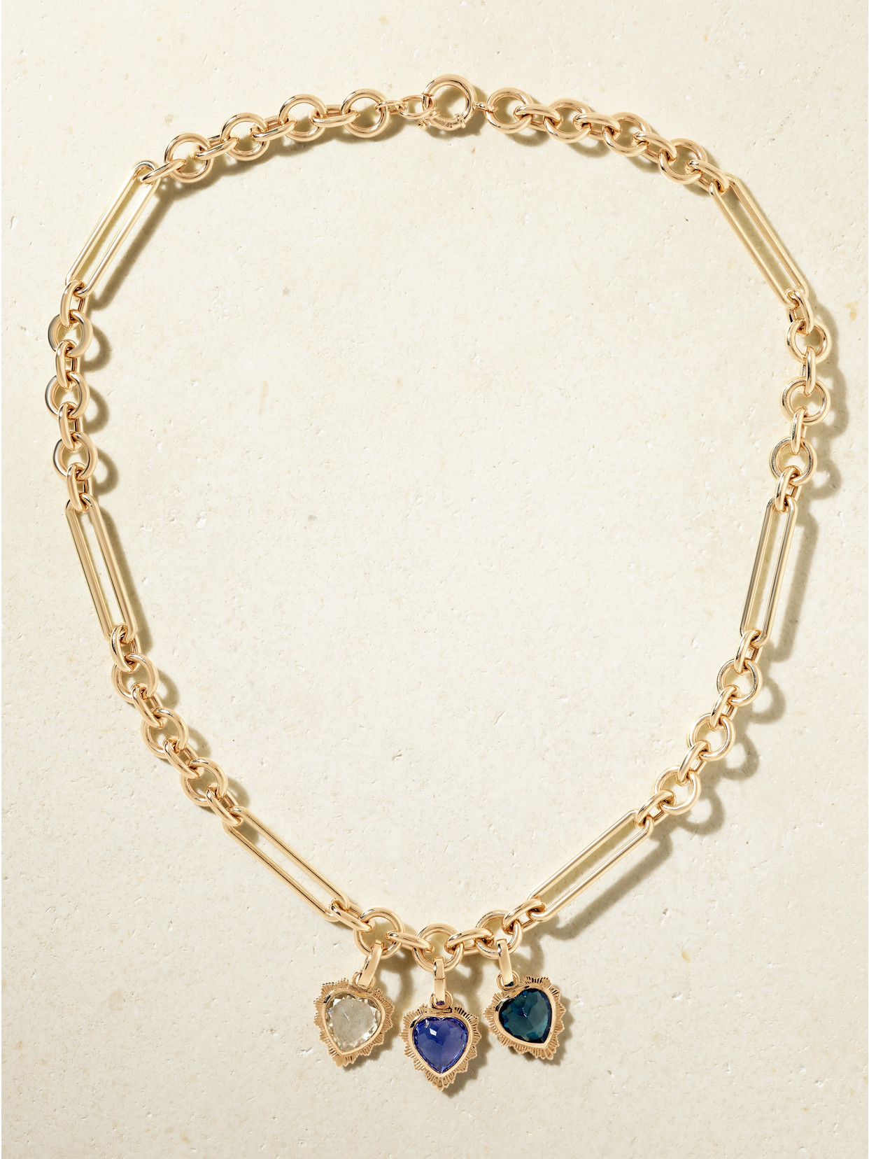 Foundrae - 18-karat Gold Multi-stone Necklace - One size