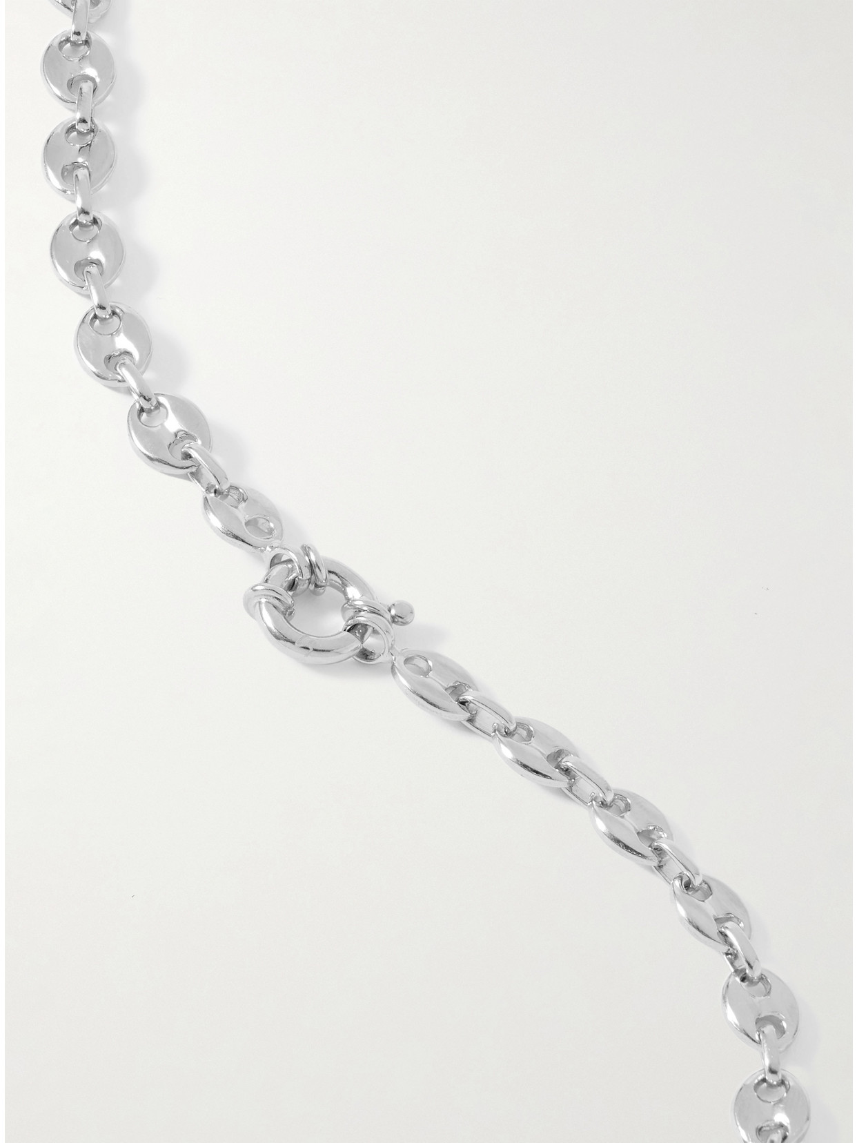 Loren Stewart Nauticus Sterling Silver Necklace In Silver