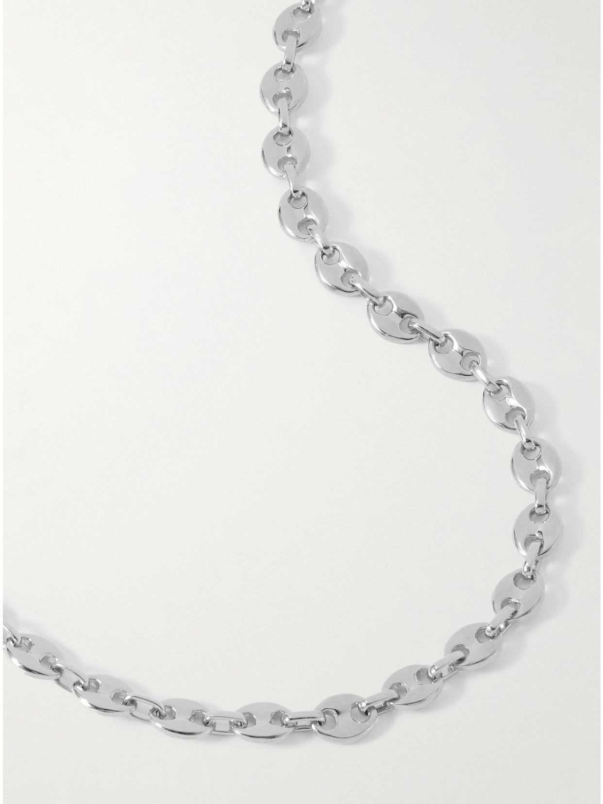Loren Stewart Nauticus Sterling Silver Necklace In Silver
