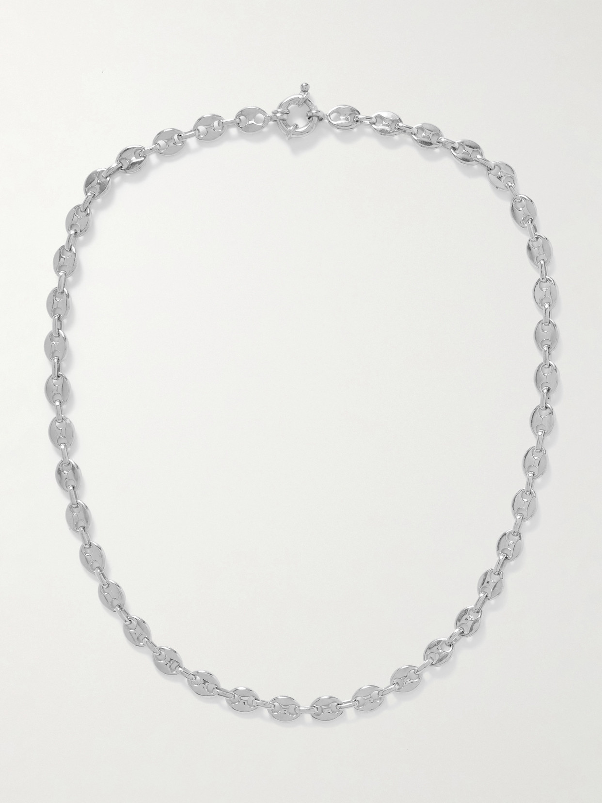 Loren Stewart Nauticus Sterling Silver Necklace In Metallic