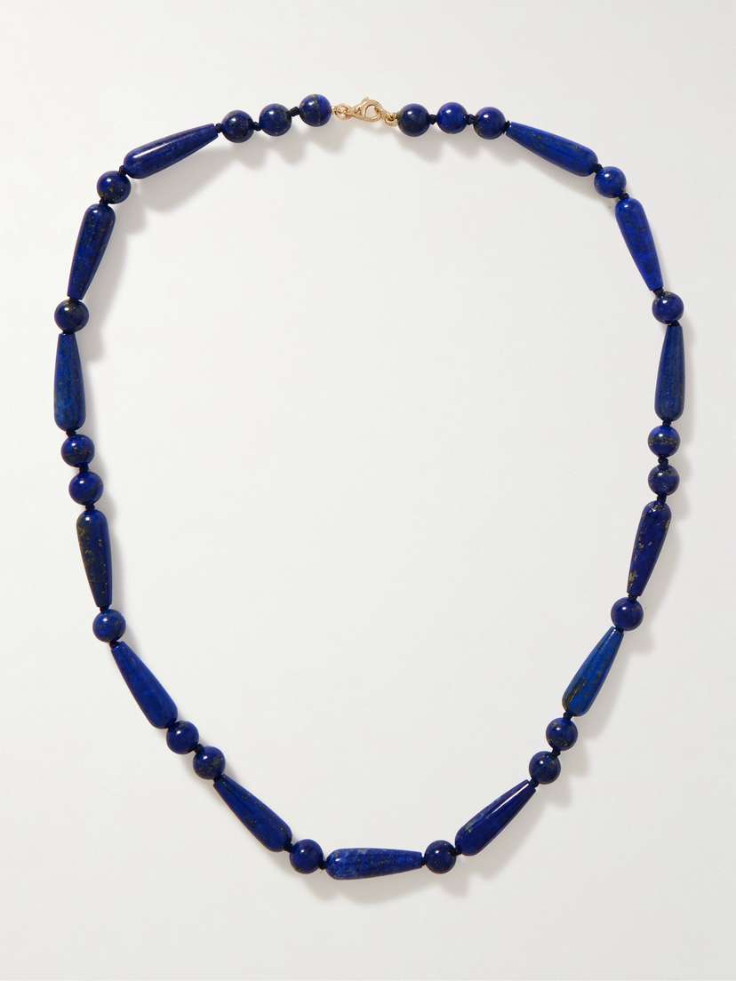 Loren Stewart Côte D'azur Gold Lapis Lazuli Necklace