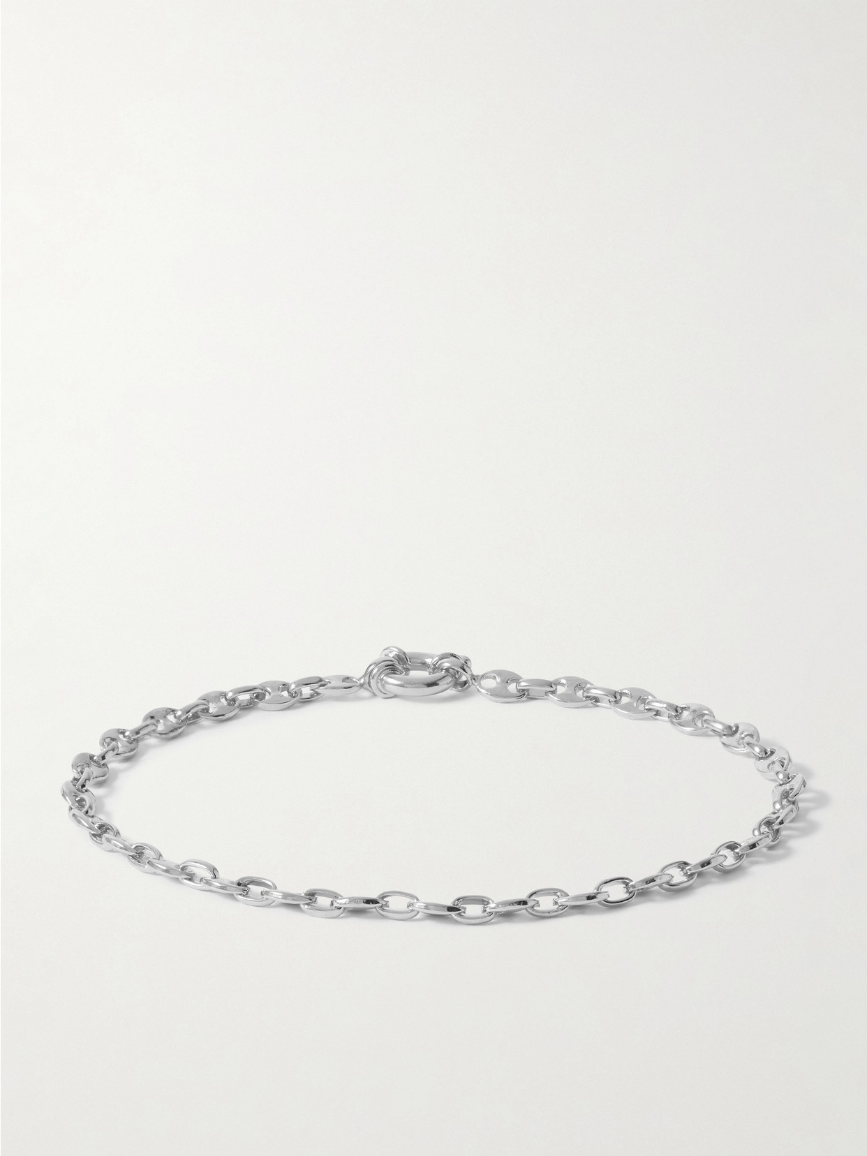 Loren Stewart - Nauticus Sterling Silver Anklet - One size