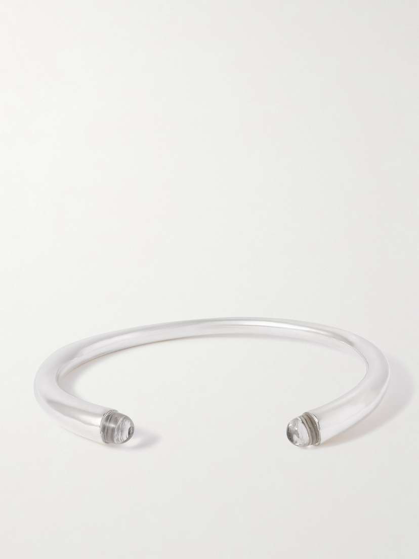Loren Stewart Sterling Silver Quartz Cuff
